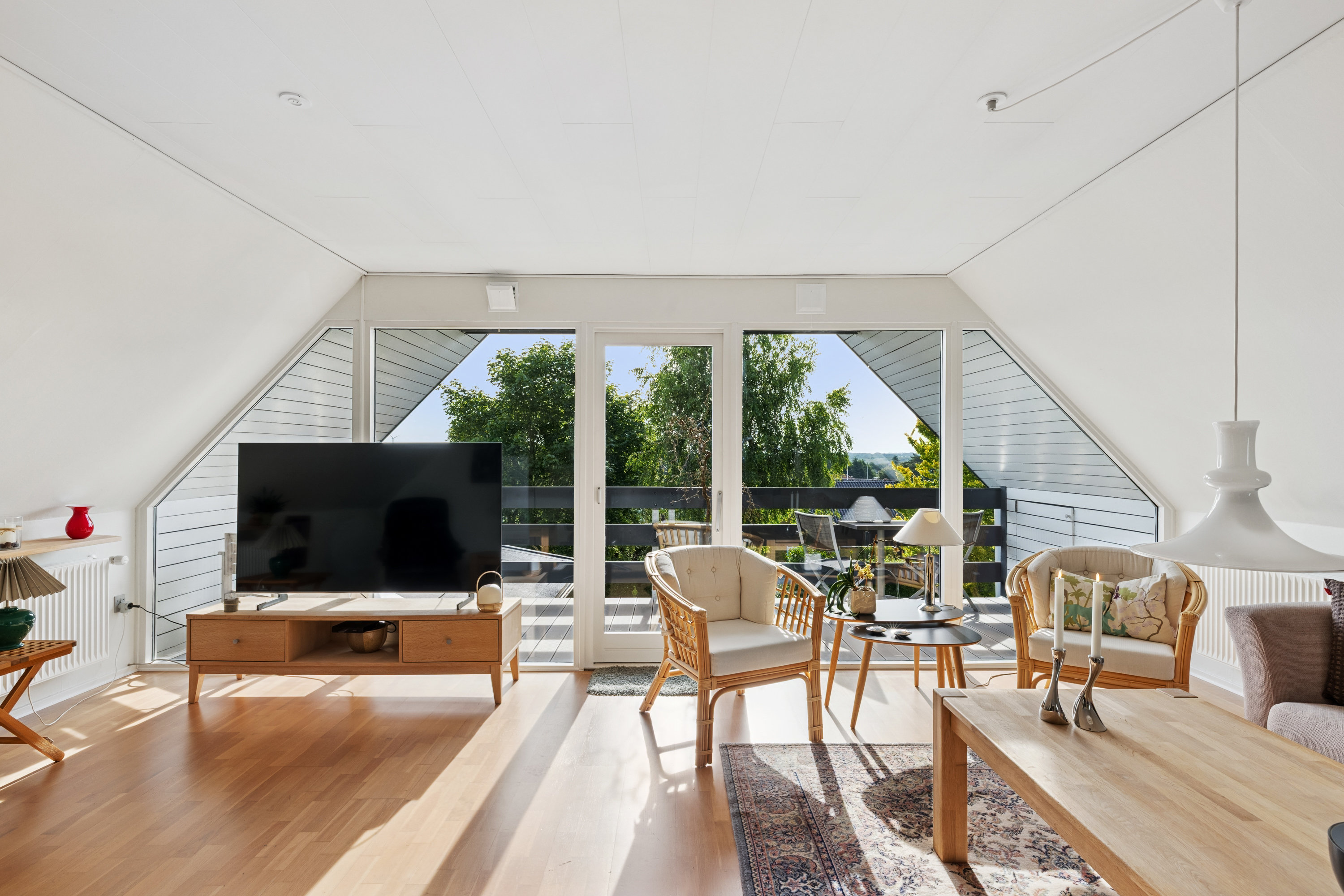 Fremhævet stue billede i fuldskærmstilstand. Billede af Johan Bittmanns Vej 17, 7850 Stoholm Jyll