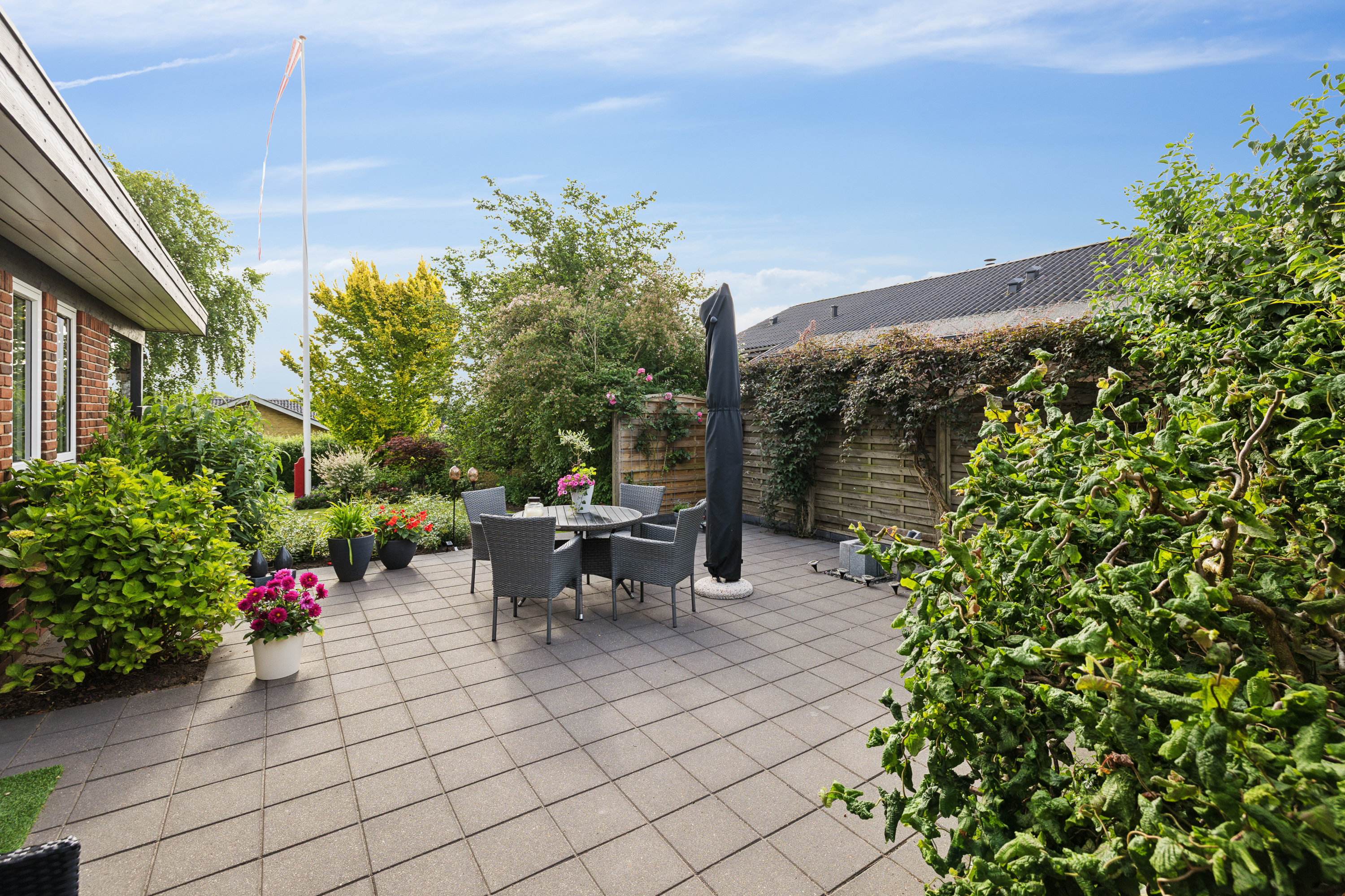 Fremhævet terrasse billede i fuldskærmstilstand. Billede af Johan Bittmanns Vej 17, 7850 Stoholm Jyll