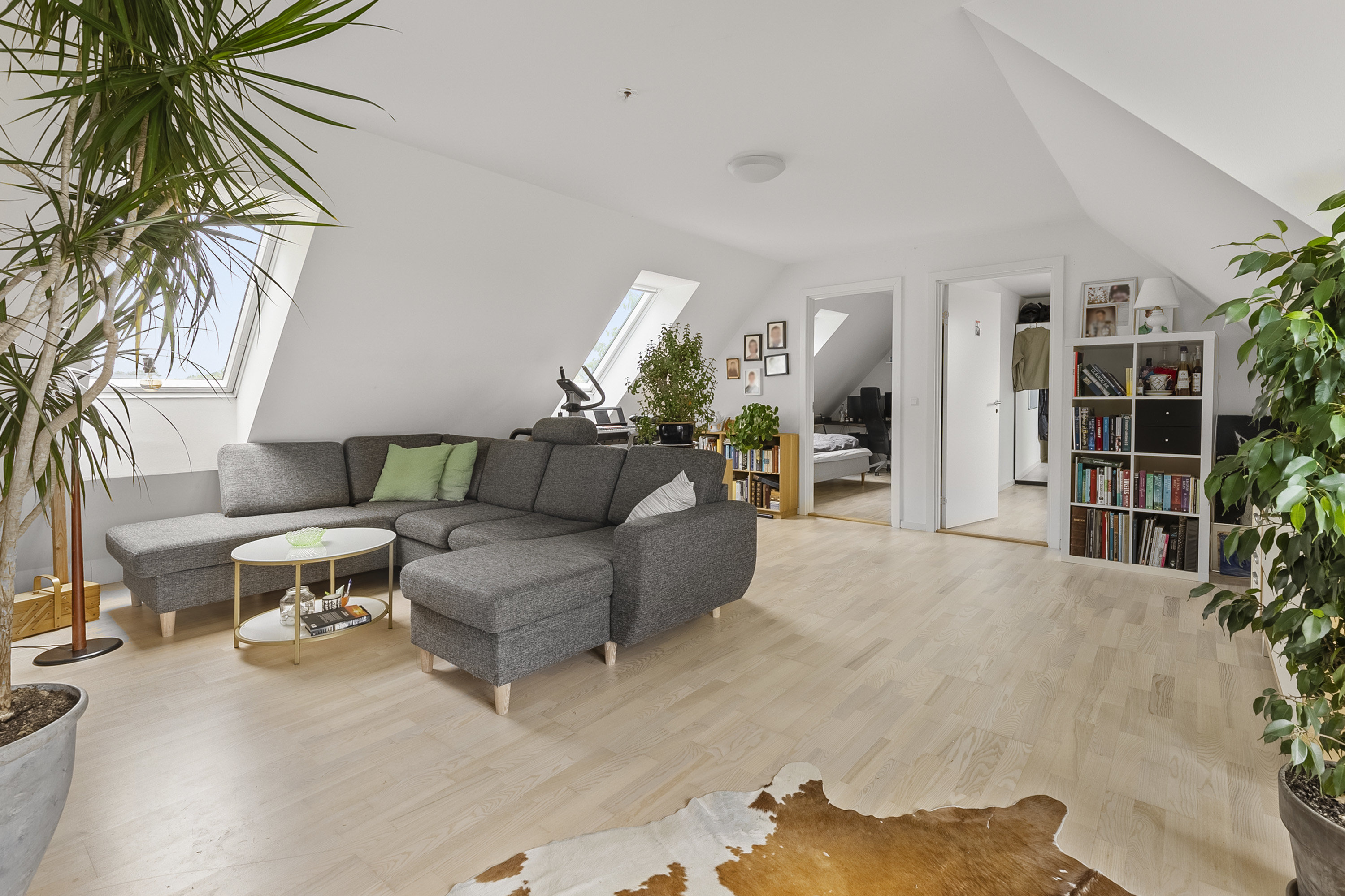 Fremhævet stue billede i fuldskærmstilstand. Billede af Damvej 11, Blegind, 8362 Hørning