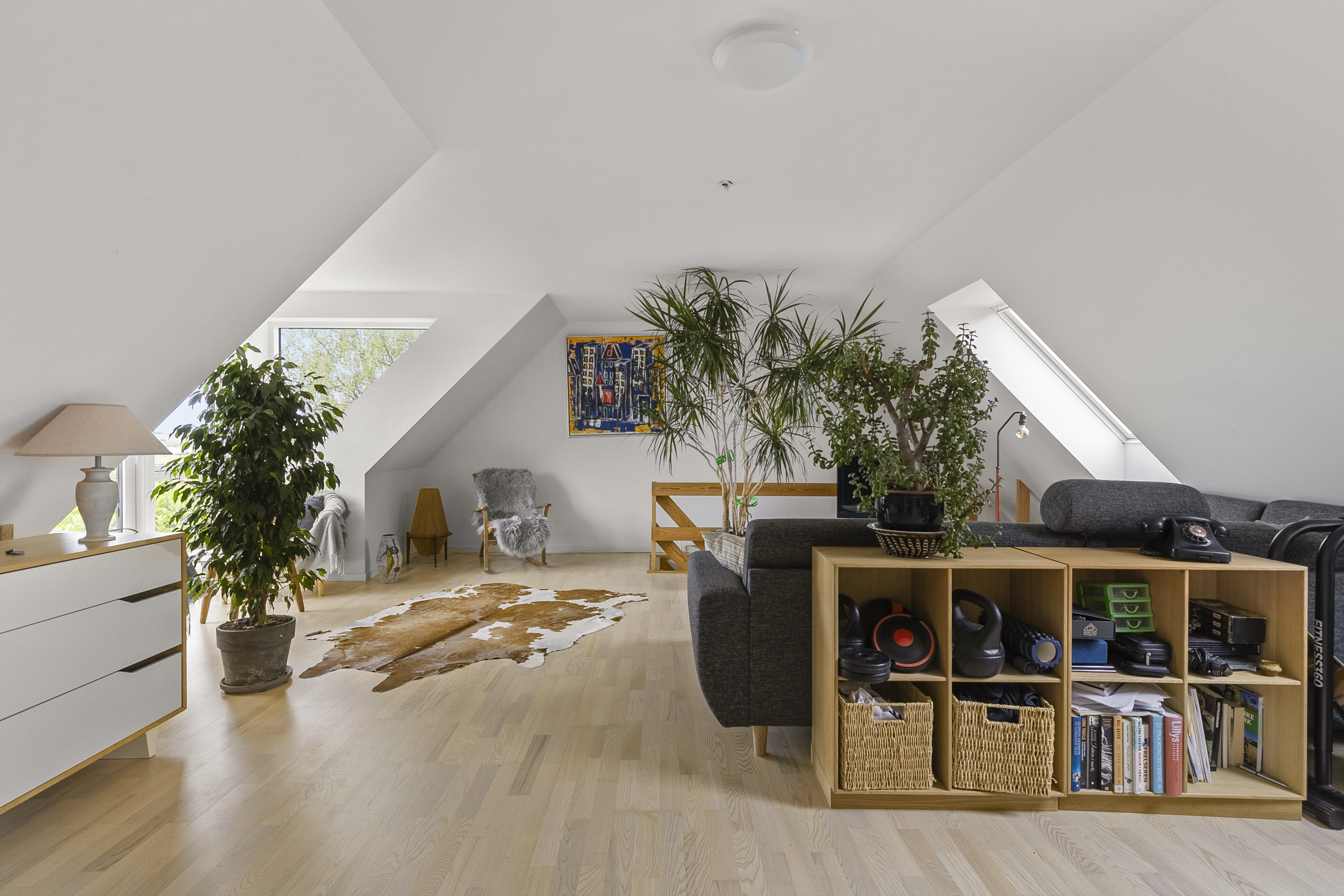 Fremhævet stue billede i fuldskærmstilstand. Billede af Damvej 11, Blegind, 8362 Hørning