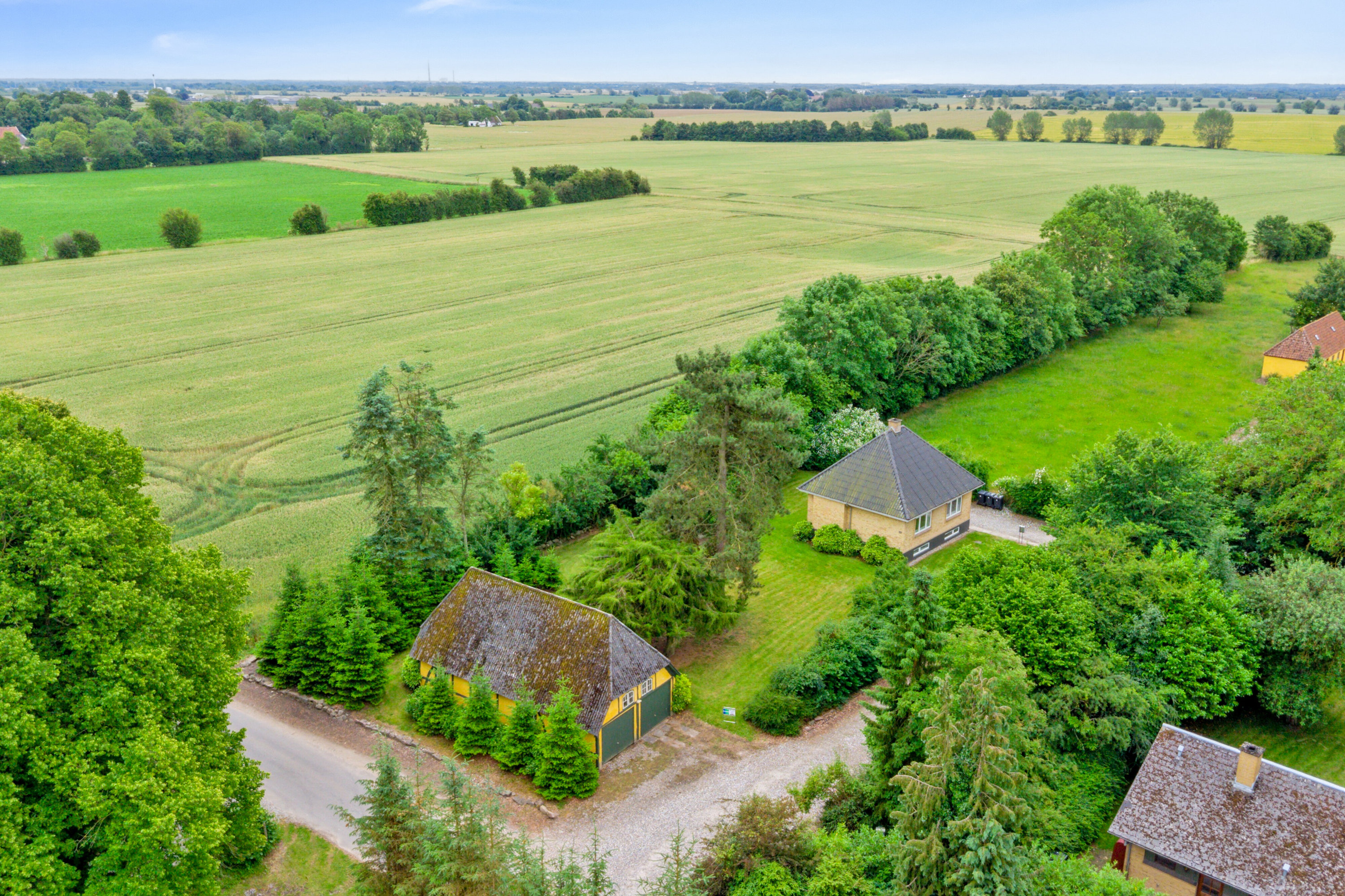 Miniaturebillede 1: luftfoto. Billede af Torupvej 22, Torup, 5485 Skamby