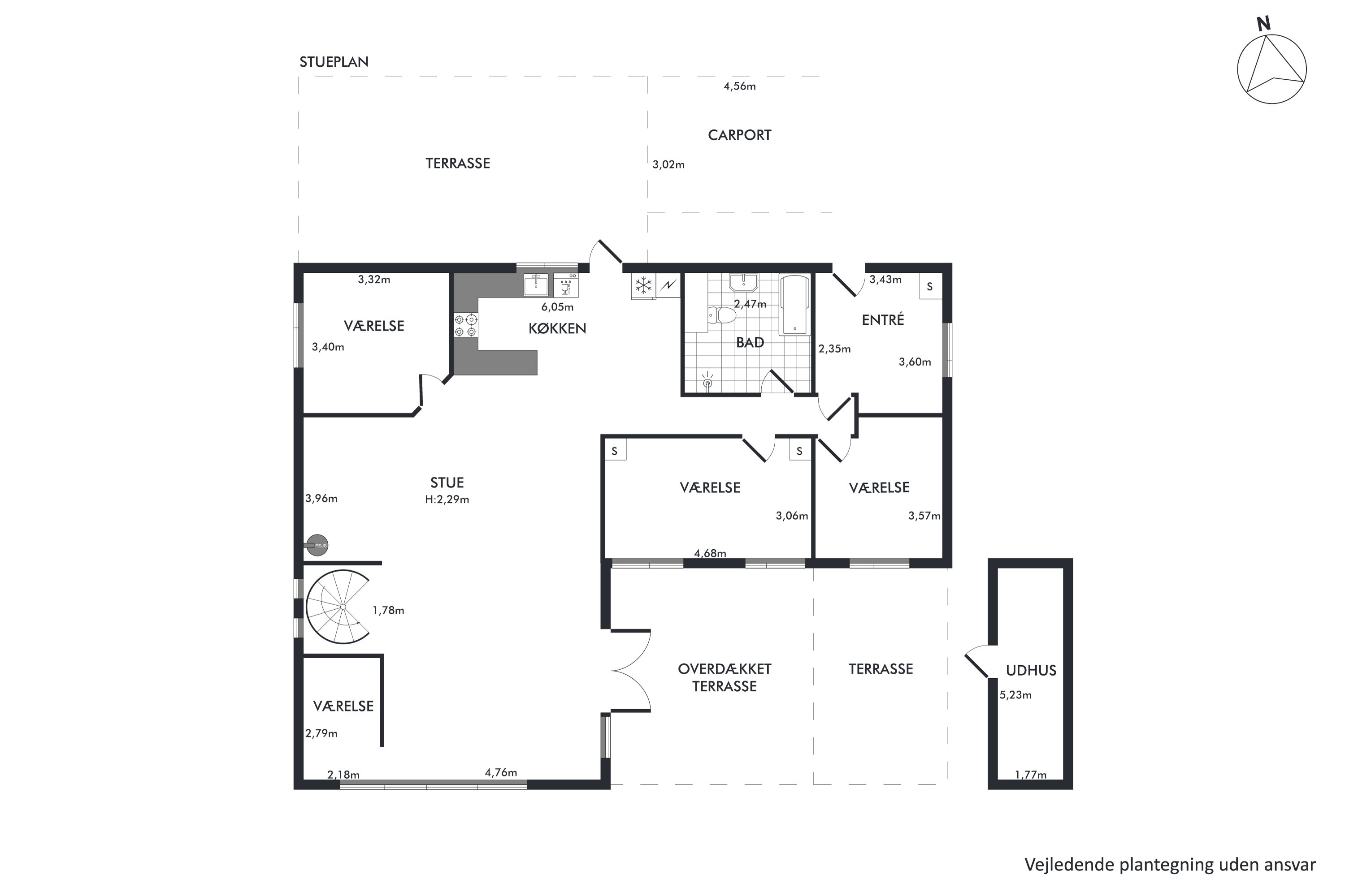 Plantegninger billede af Gl. Aalborgvej 109, 8800 Viborg