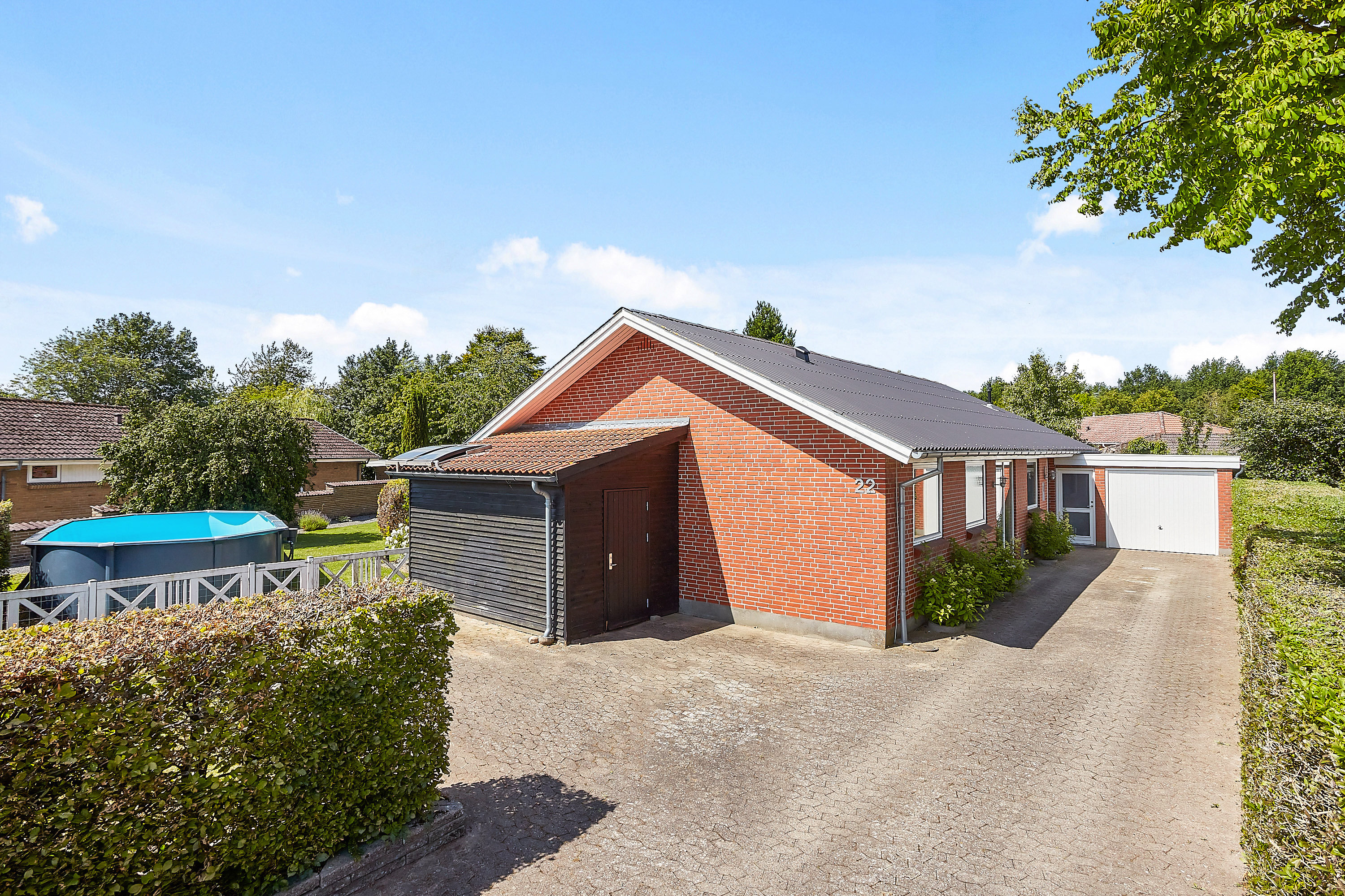 Fremhævet  billede i fuldskærmstilstand. Billede af Bakkevej 22, Ølsted, 8723 Løsning