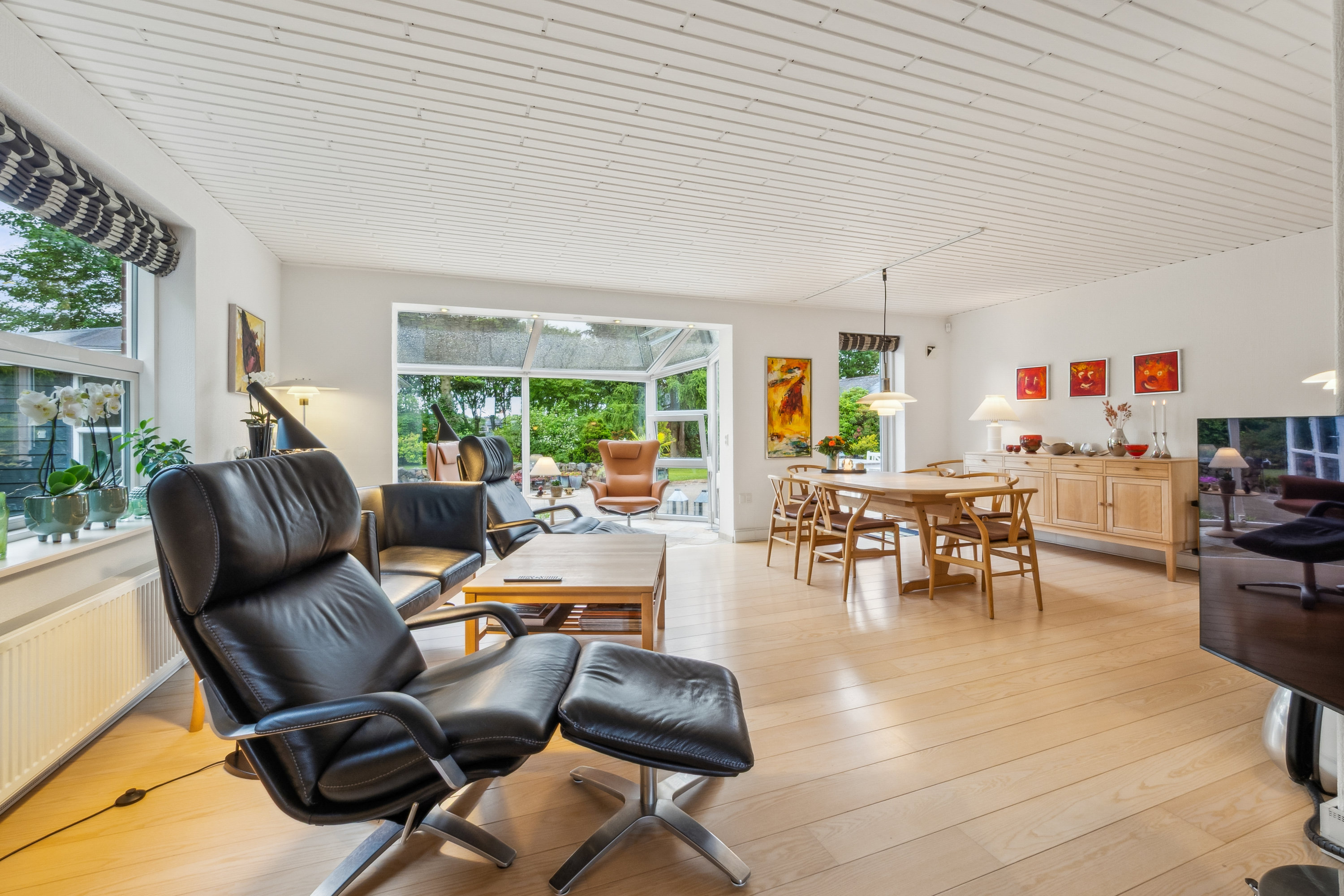 Fremhævet stue billede i fuldskærmstilstand. Billede af Ringvej 1, Lem, 7860 Spøttrup