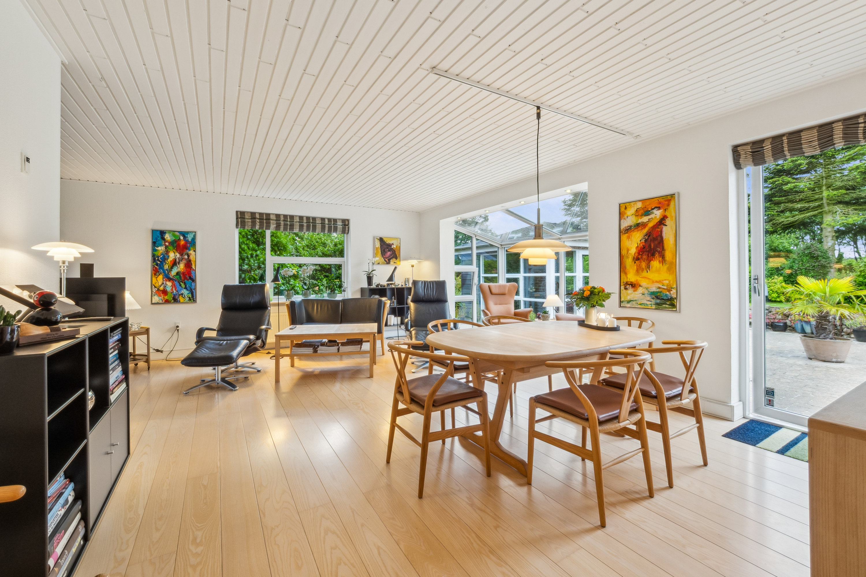 Fremhævet stue billede i fuldskærmstilstand. Billede af Ringvej 1, Lem, 7860 Spøttrup