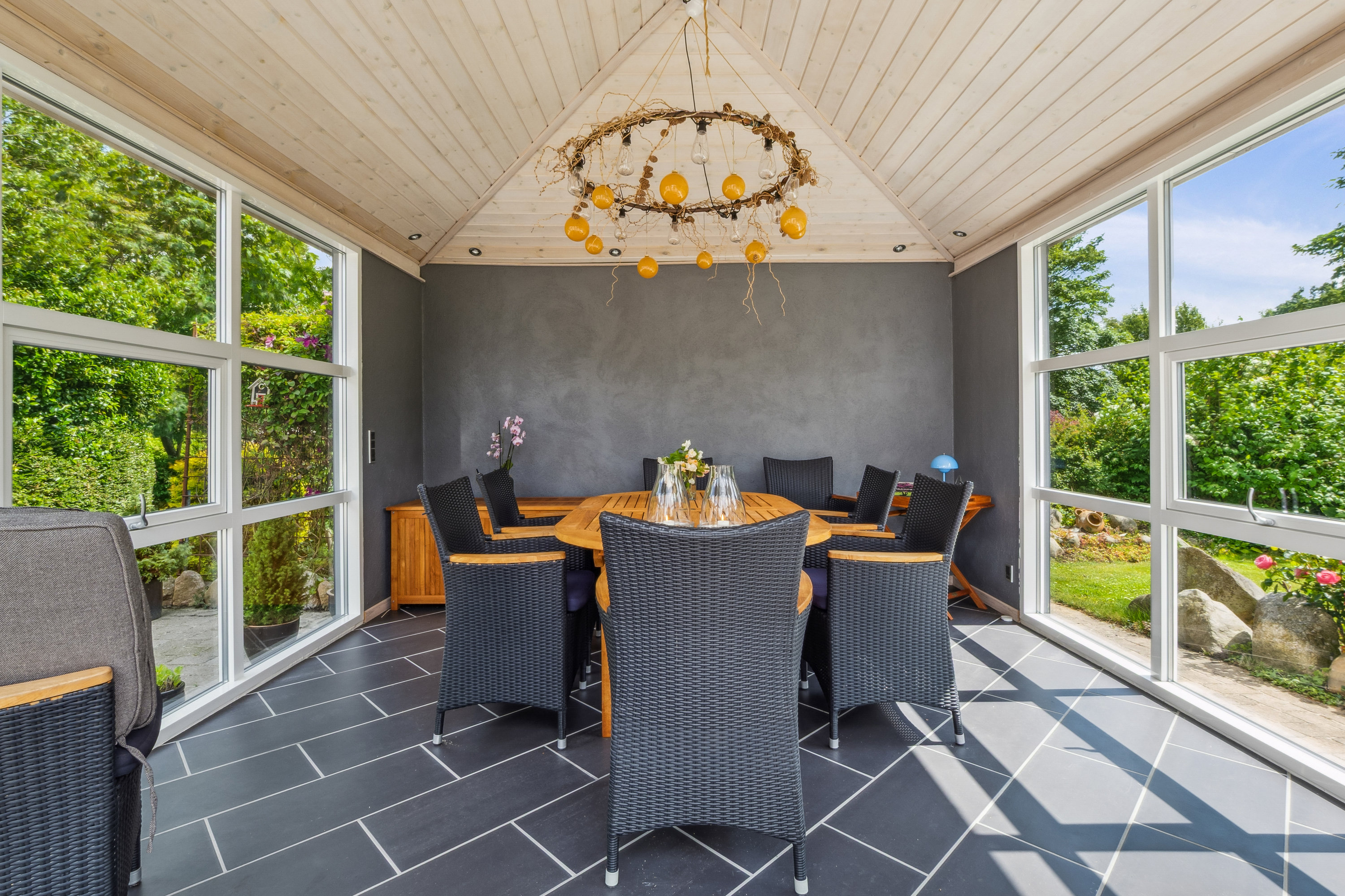 Fremhævet udestue billede i fuldskærmstilstand. Billede af Ringvej 1, Lem, 7860 Spøttrup