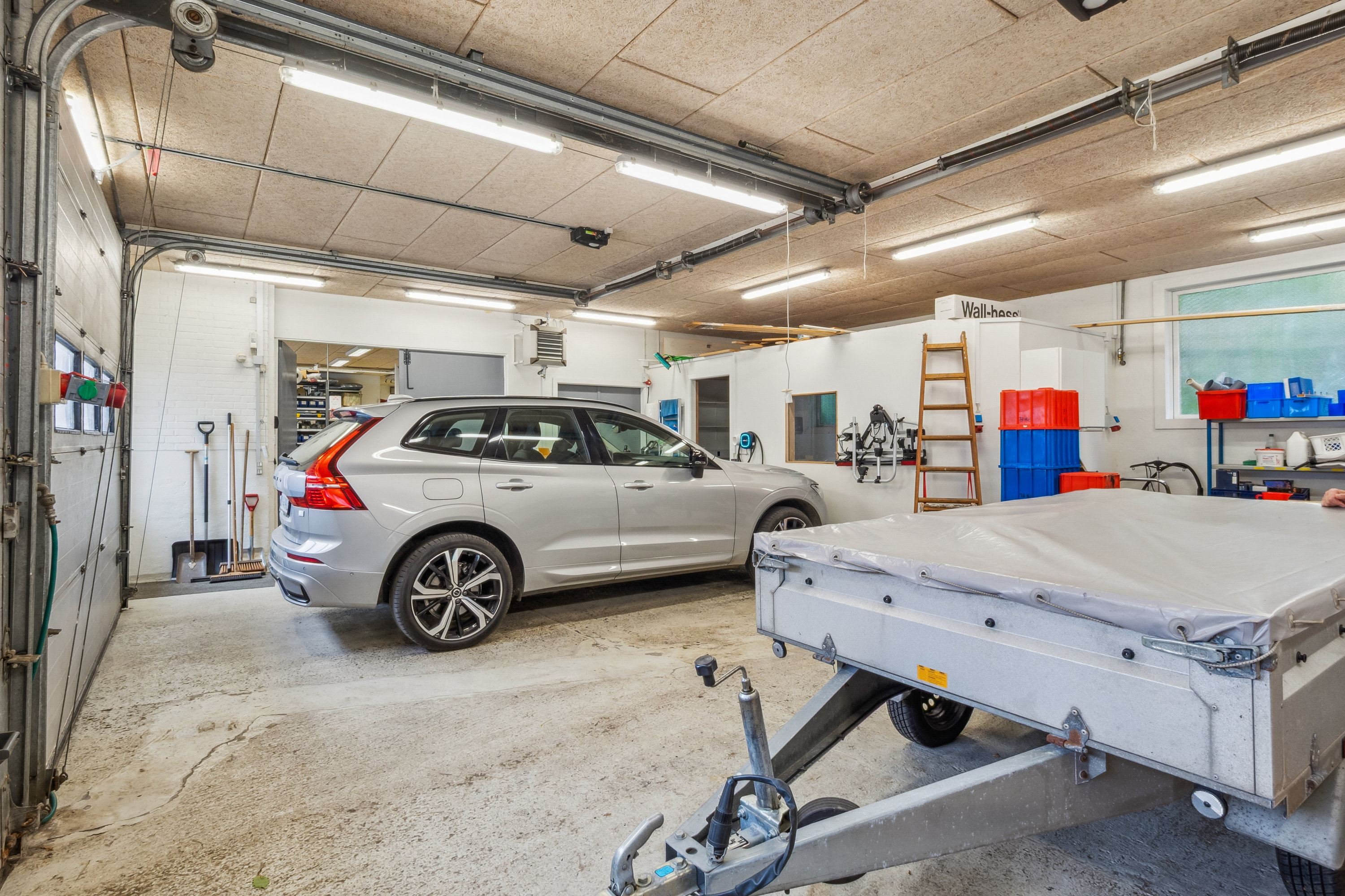 Fremhævet garage billede i fuldskærmstilstand. Billede af Ringvej 1, Lem, 7860 Spøttrup