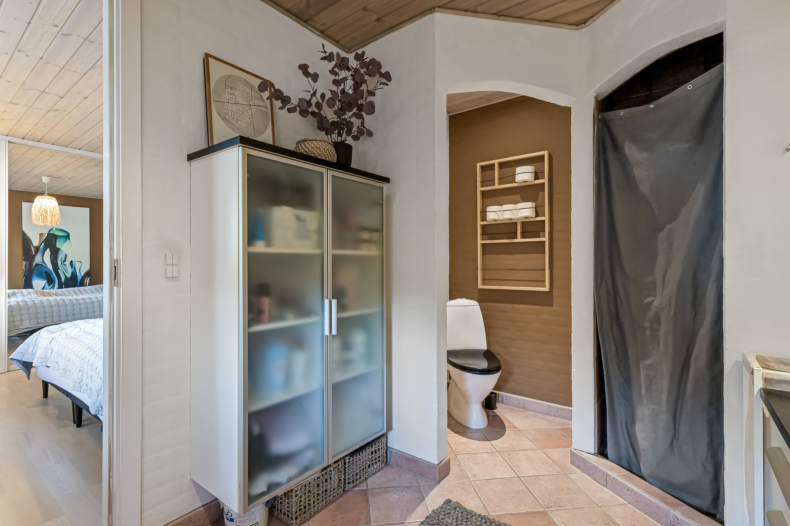 Fremhævet badeværelse billede i fuldskærmstilstand. Billede af Engbjerg 42D, Snejbjerg, 7400 Herning