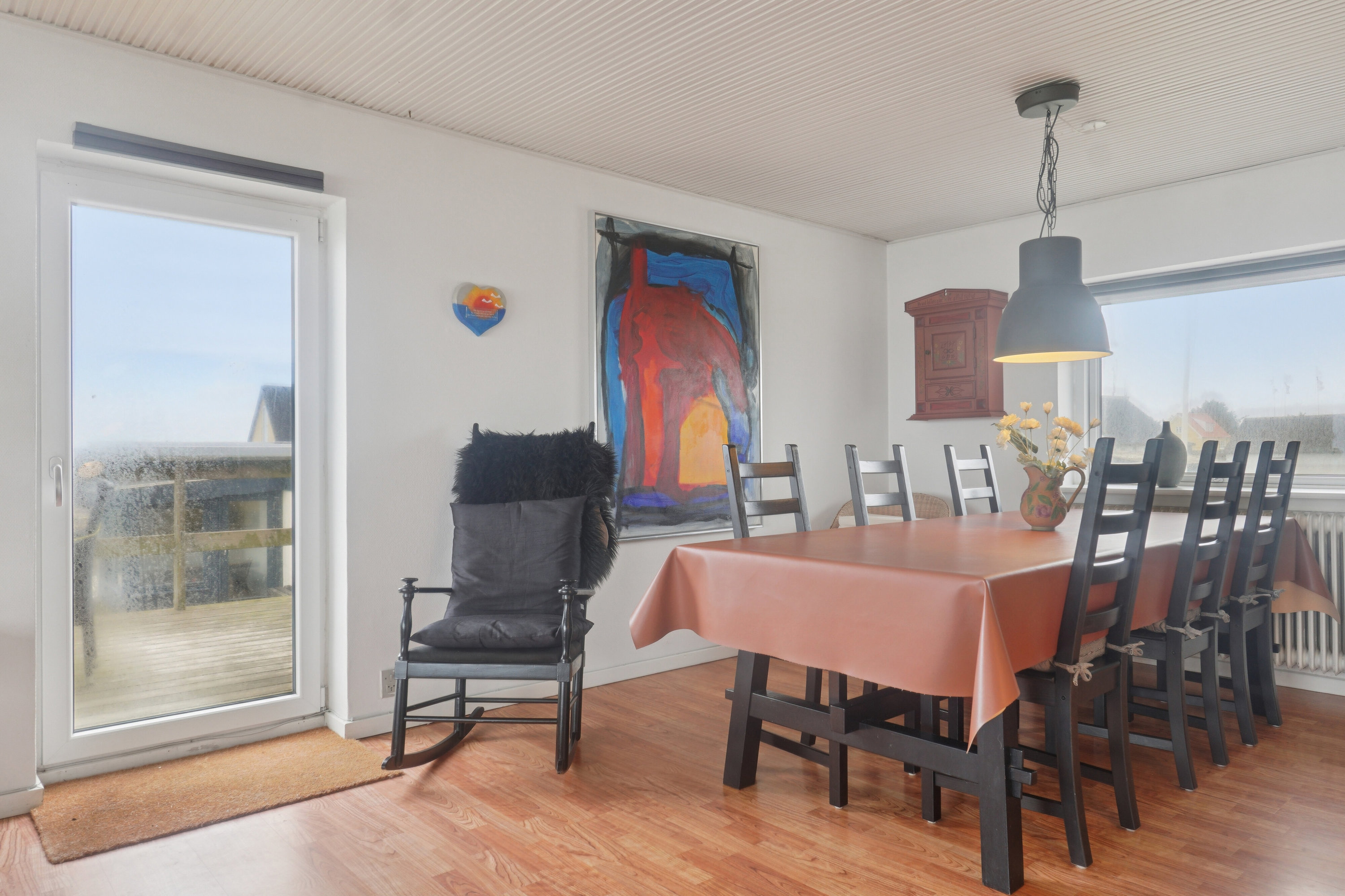 Fremhævet spisestue billede i fuldskærmstilstand. Billede af Havblik 2, Lyngby, 9480 Løkken