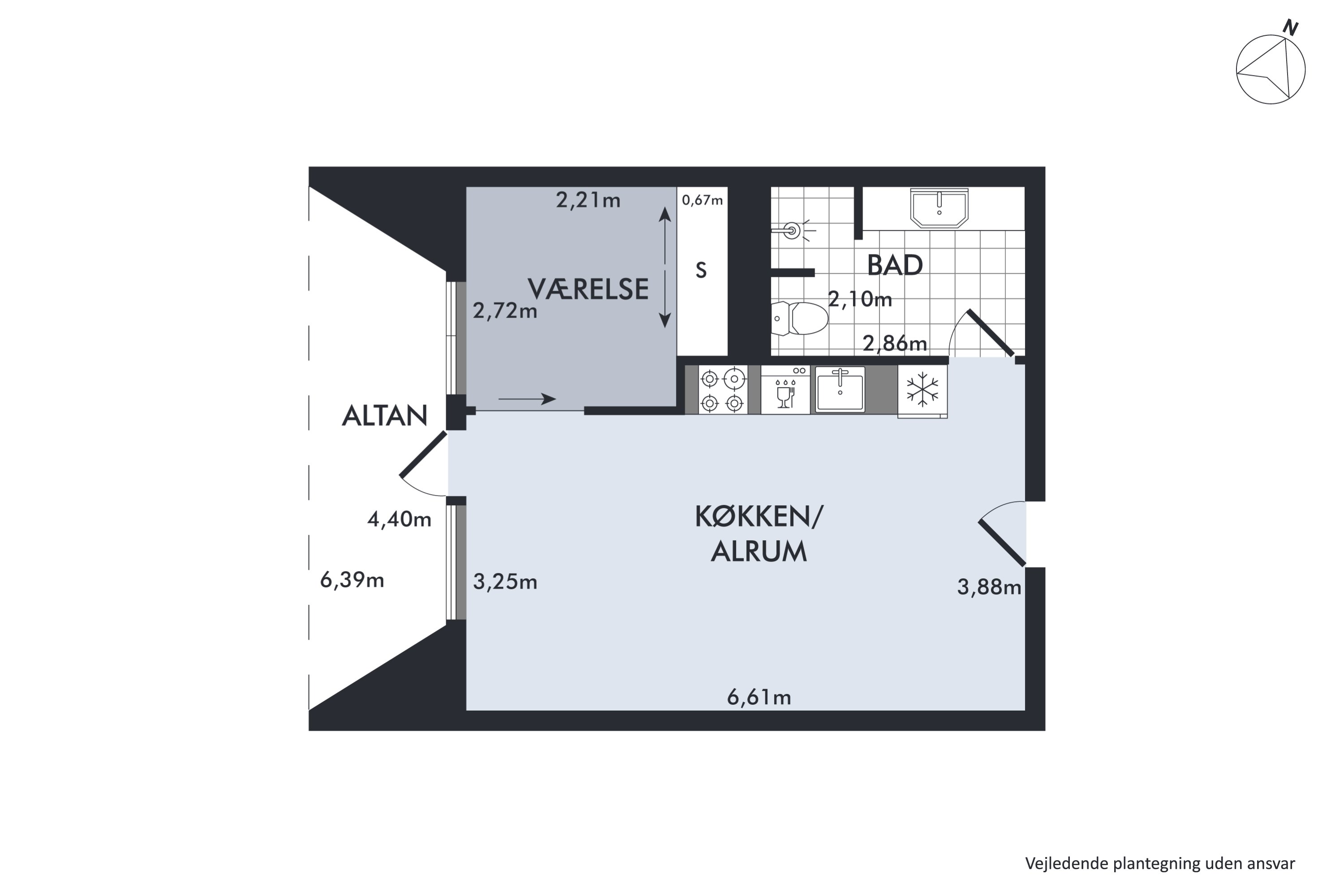Plantegninger billede af Irma Pedersens Gade 29, 4. 3., 8000 Aarhus C