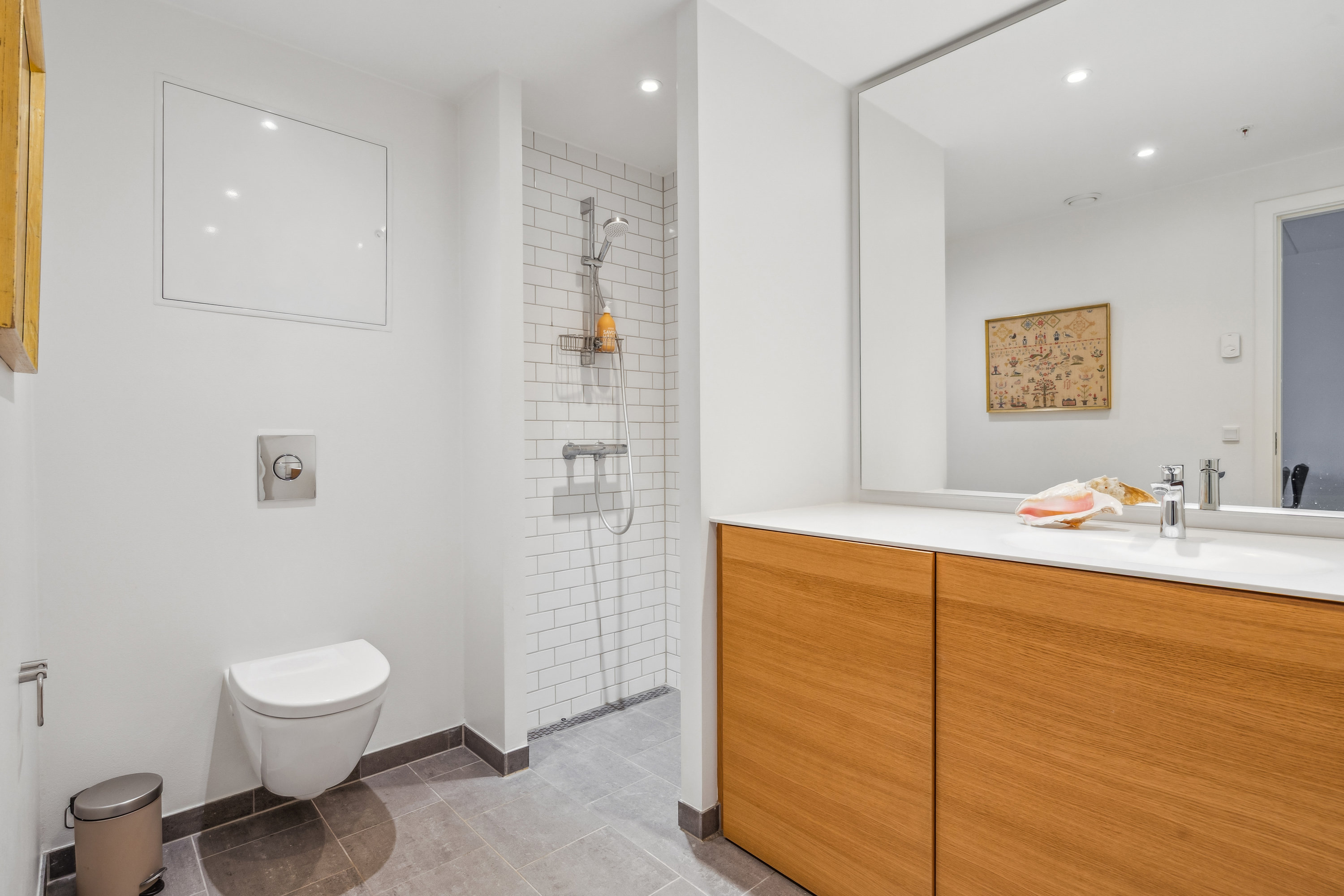 Fremhævet badeværelse billede i fuldskærmstilstand. Billede af Irma Pedersens Gade 29, 4. 3., 8000 Aarhus C