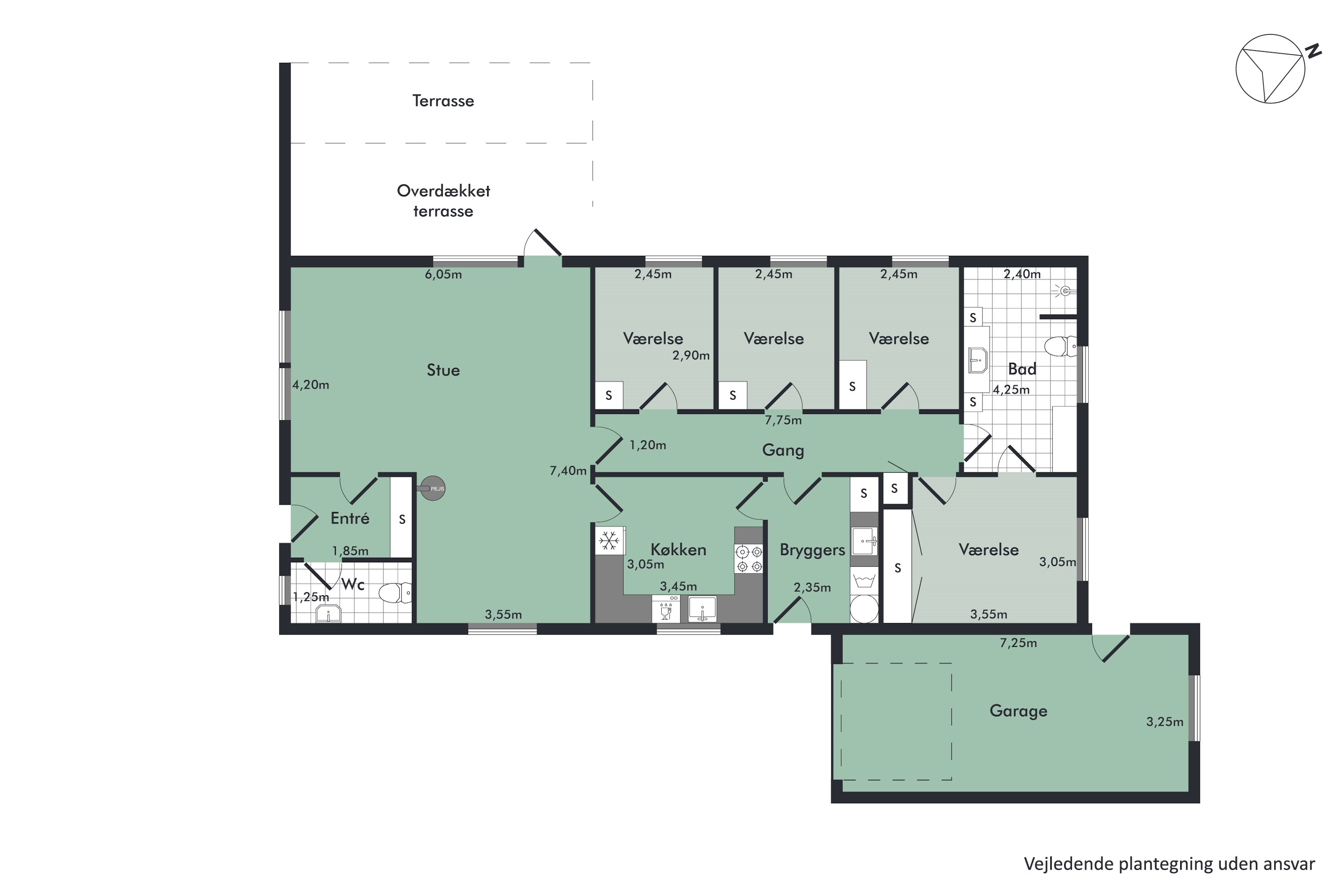 Plantegninger billede af Skiverenvej 12, 9220 Aalborg Øst