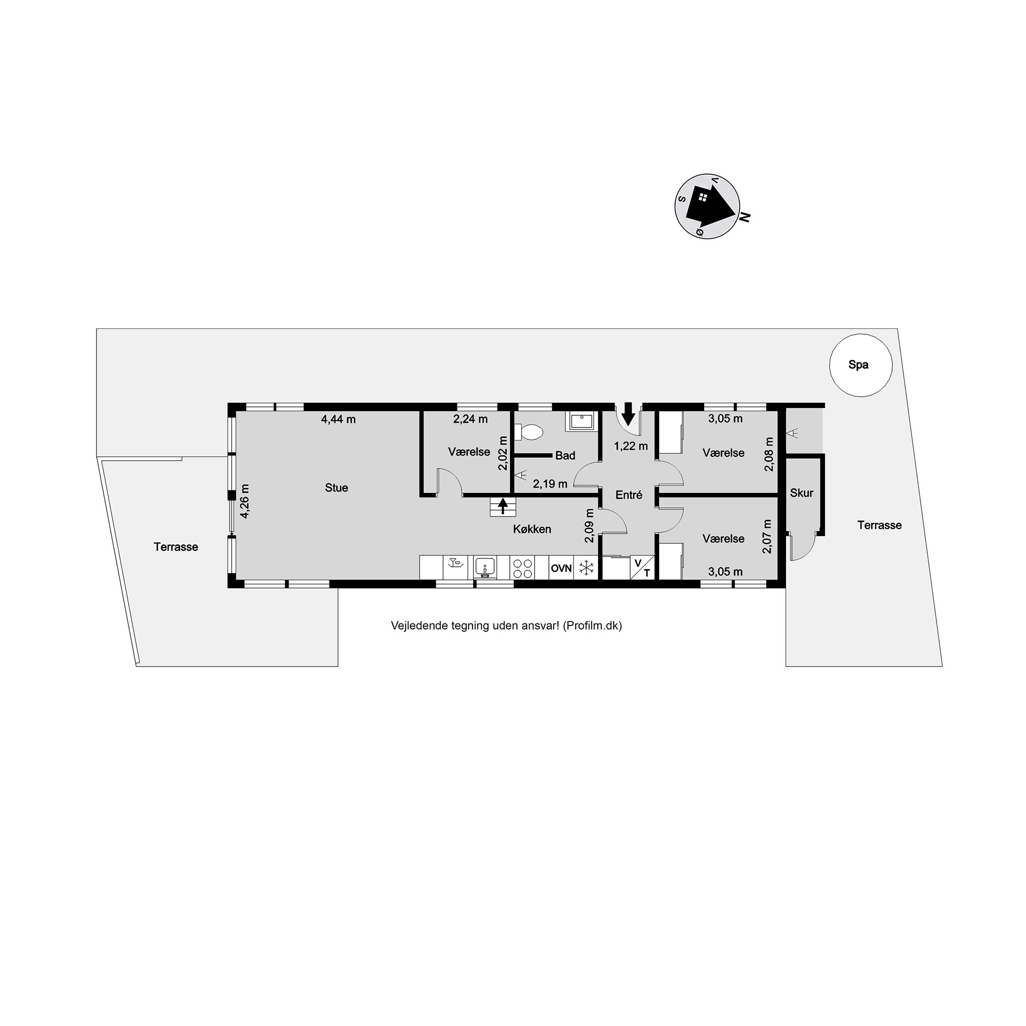 Plantegninger billede af Nyvej Grønninghoved 3, Grønninghoved, 6093 Sjølund