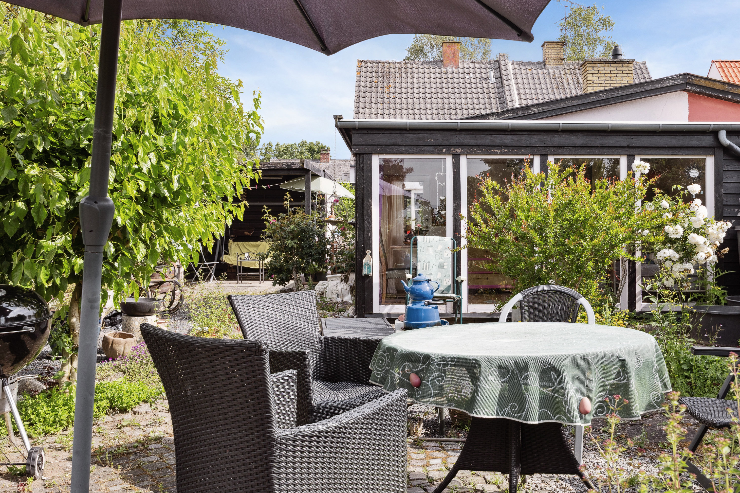 Fremhævet terrasse billede i fuldskærmstilstand. Billede af Østergade 26, 4660 Store Heddinge