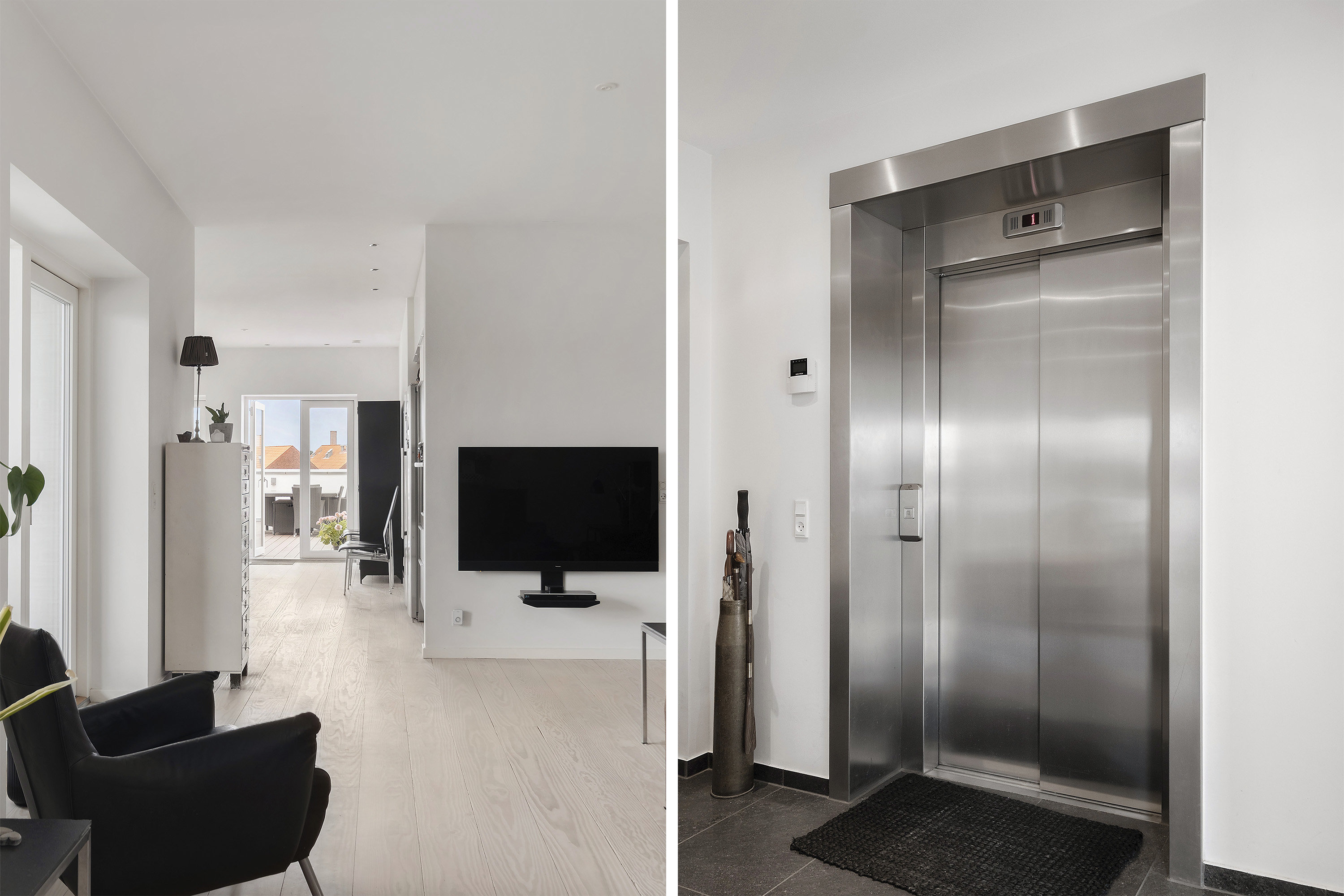 Fremhævet stue billede i fuldskærmstilstand. Billede af Ordrupvej 39A, 3., 2920 Charlottenlund