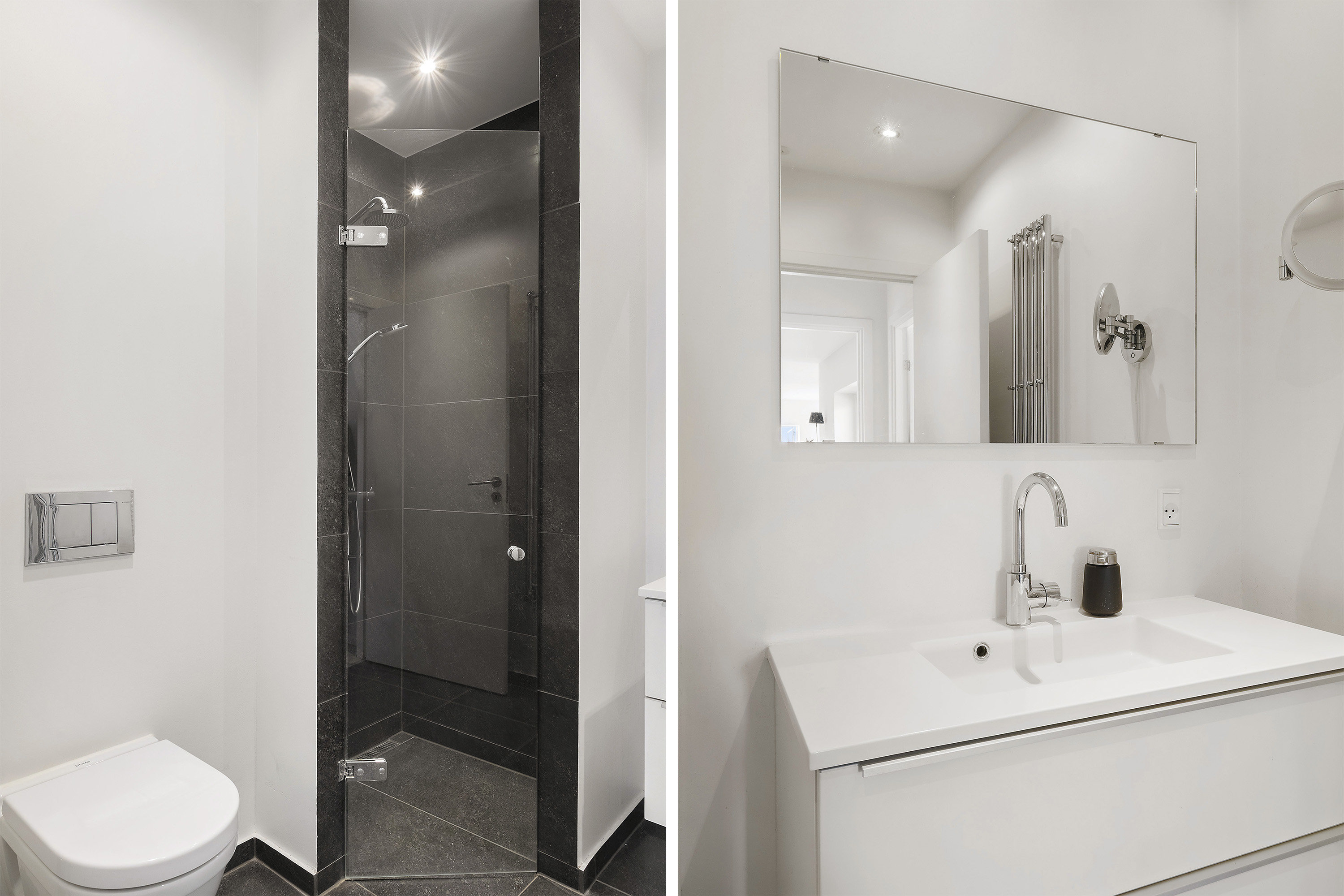 Fremhævet badeværelse billede i fuldskærmstilstand. Billede af Ordrupvej 39A, 3., 2920 Charlottenlund