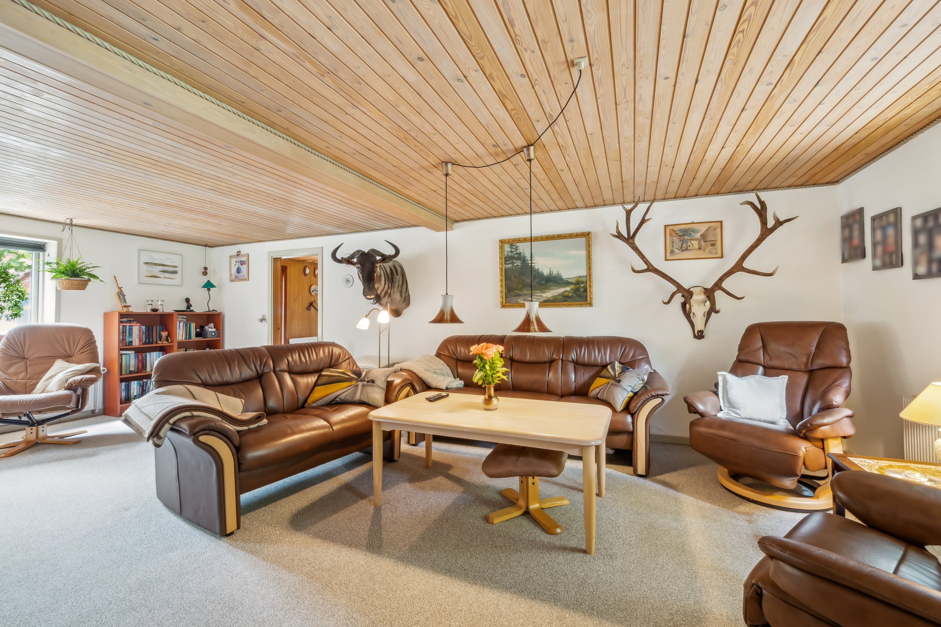 Fremhævet stue billede i fuldskærmstilstand. Billede af Vildmosen 8, Ejstrup, 7860 Spøttrup