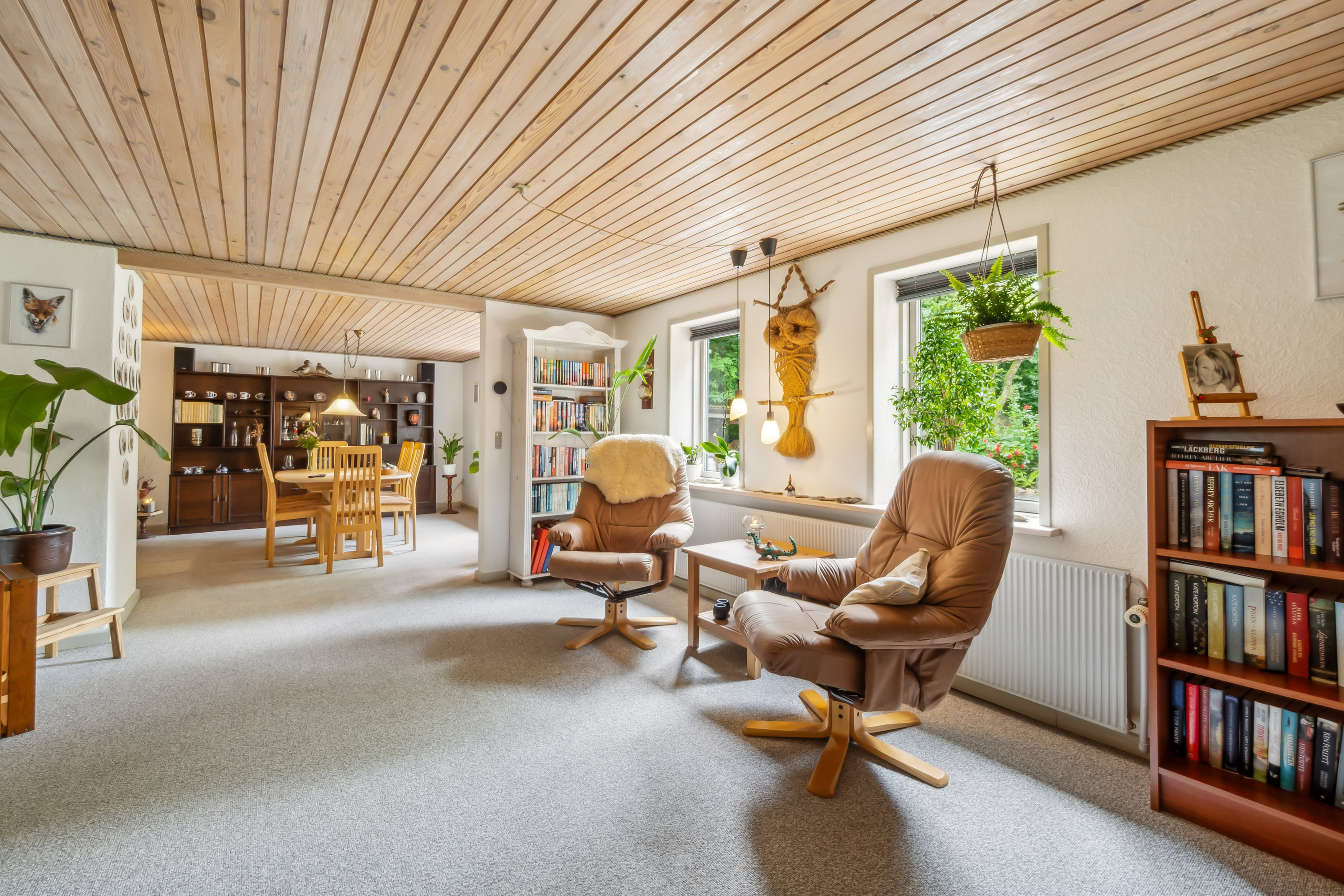 Fremhævet stue billede i fuldskærmstilstand. Billede af Vildmosen 8, Ejstrup, 7860 Spøttrup