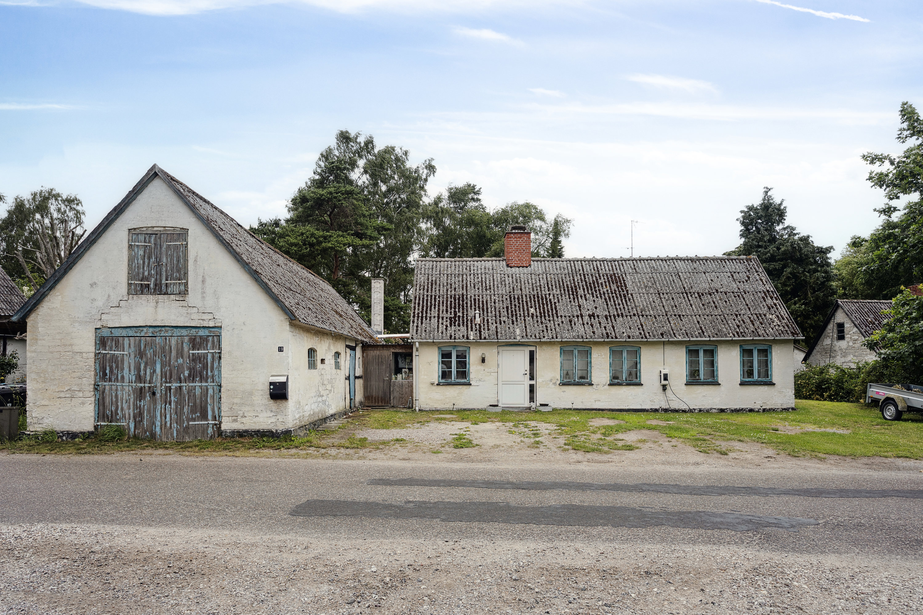Fremhævet facade billede i fuldskærmstilstand. Billede af Tommestrupvej 19, Tommestrup, 4660 Store Heddinge