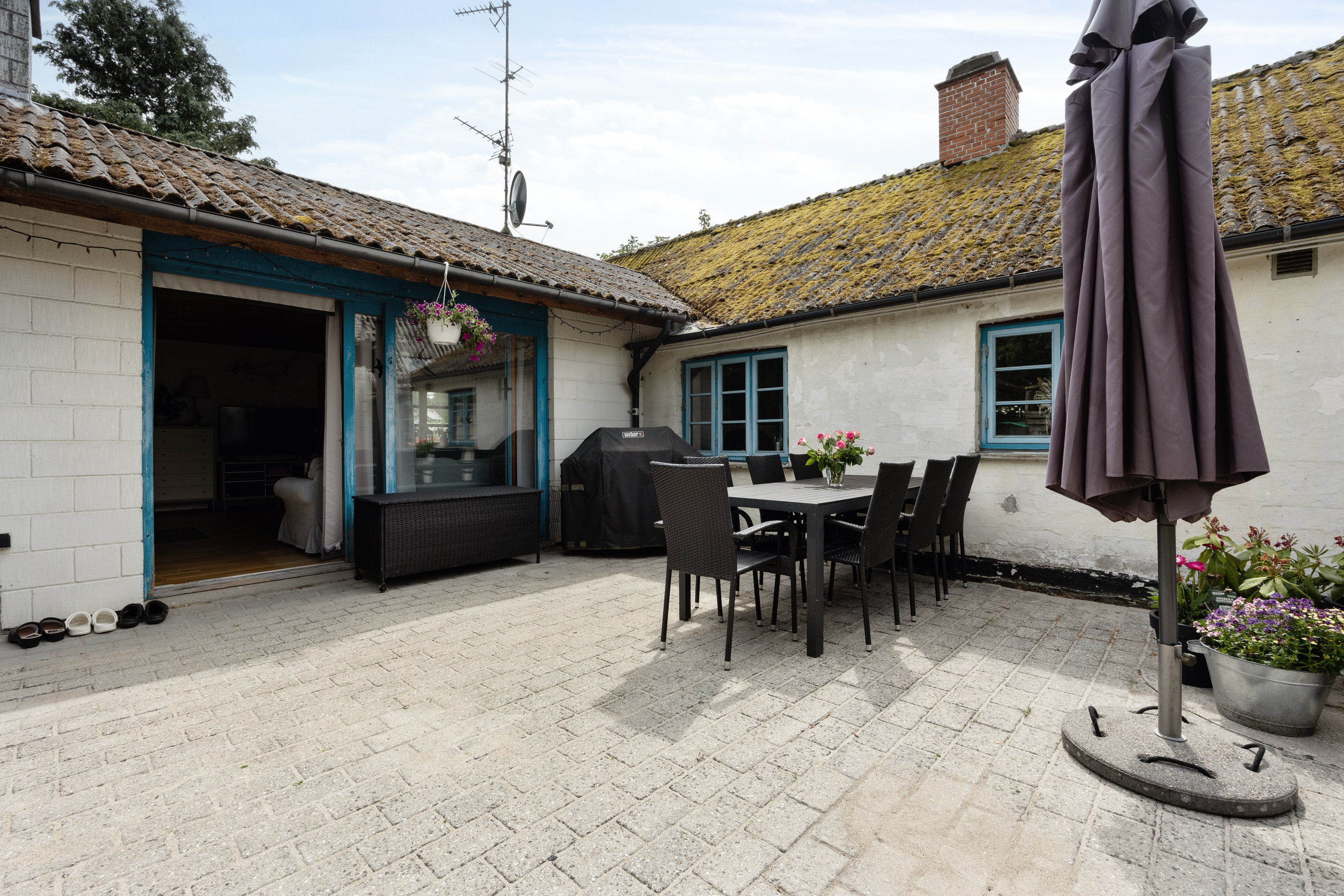 Fremhævet terrasse billede i fuldskærmstilstand. Billede af Tommestrupvej 19, Tommestrup, 4660 Store Heddinge