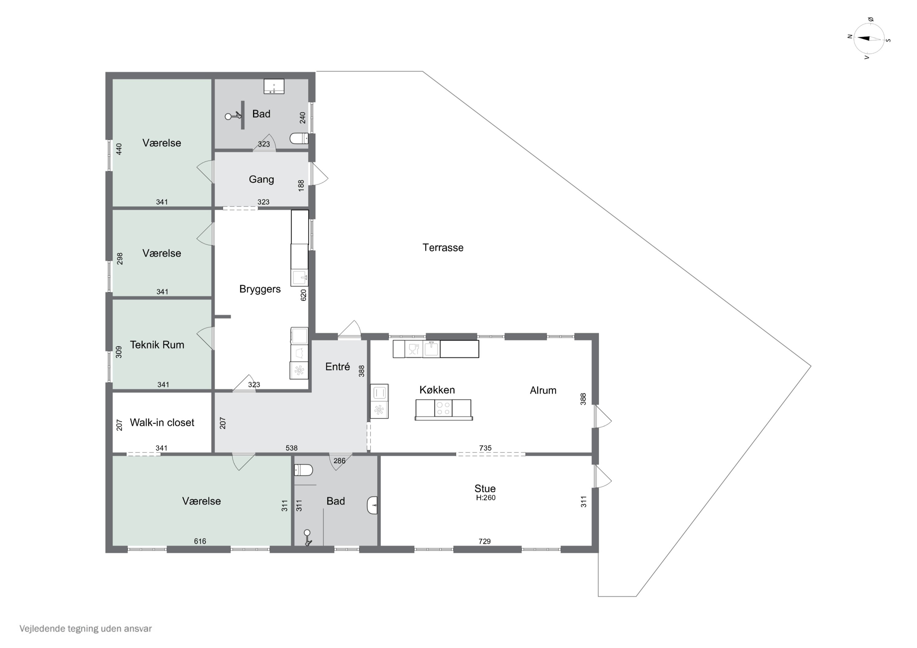 Plantegninger billede af Charlottenlundvej 29, 8620 Kjellerup