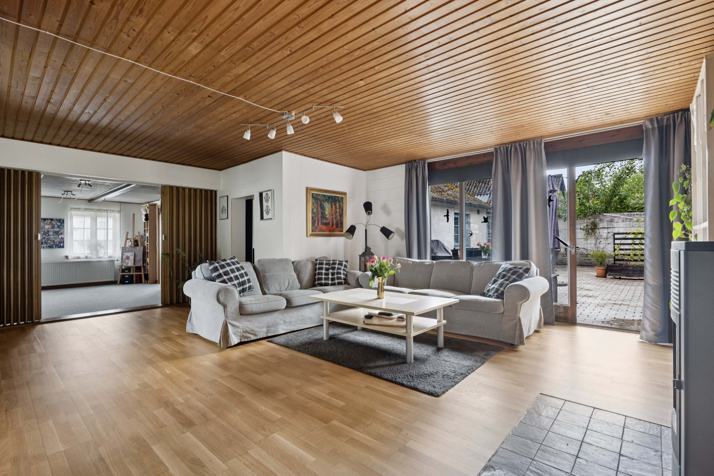 Fremhævet stue billede i fuldskærmstilstand. Billede af Tommestrupvej 19, Tommestrup, 4660 Store Heddinge