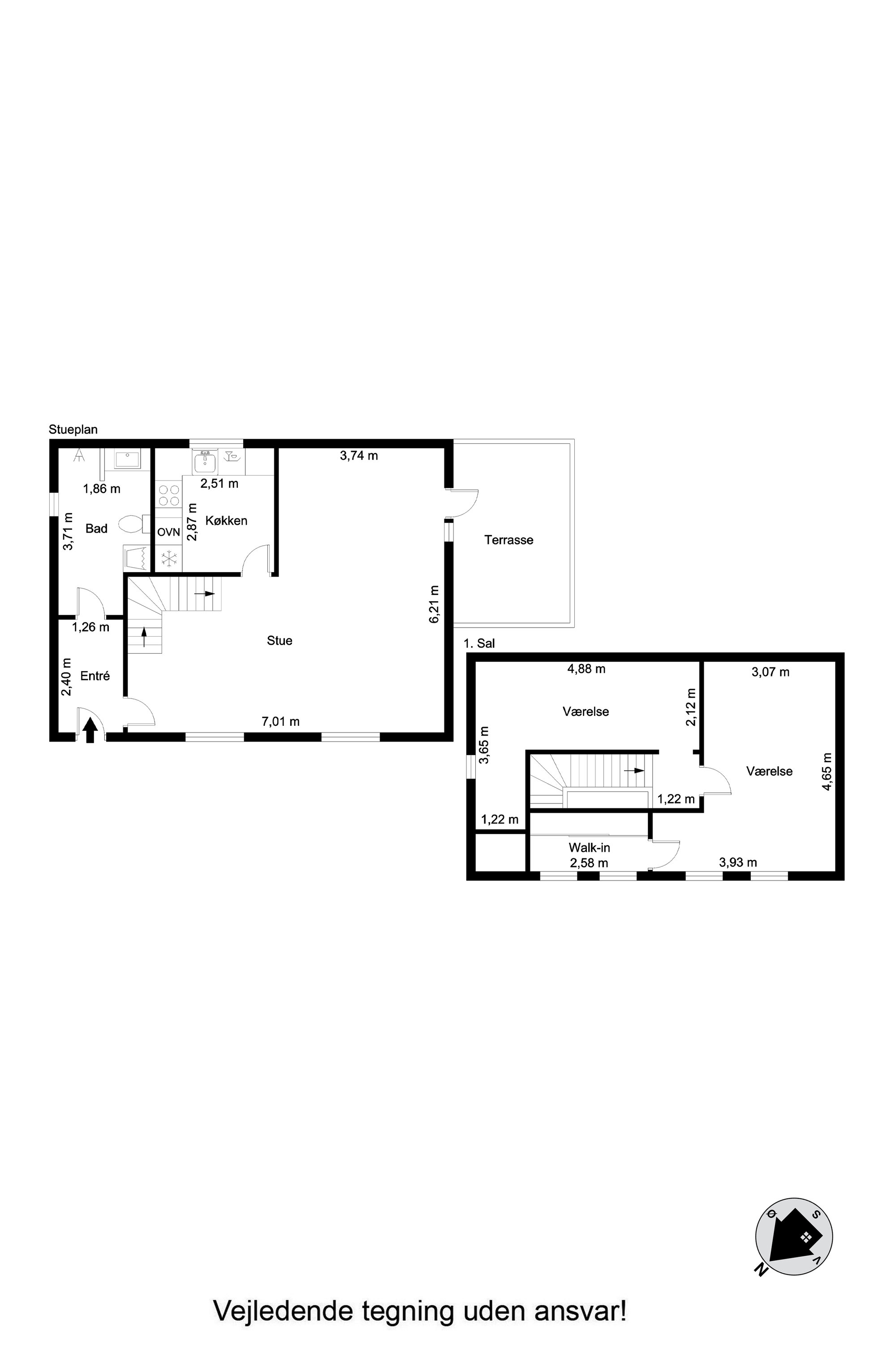 Plantegninger billede af Damgade 2, 9700 Brønderslev