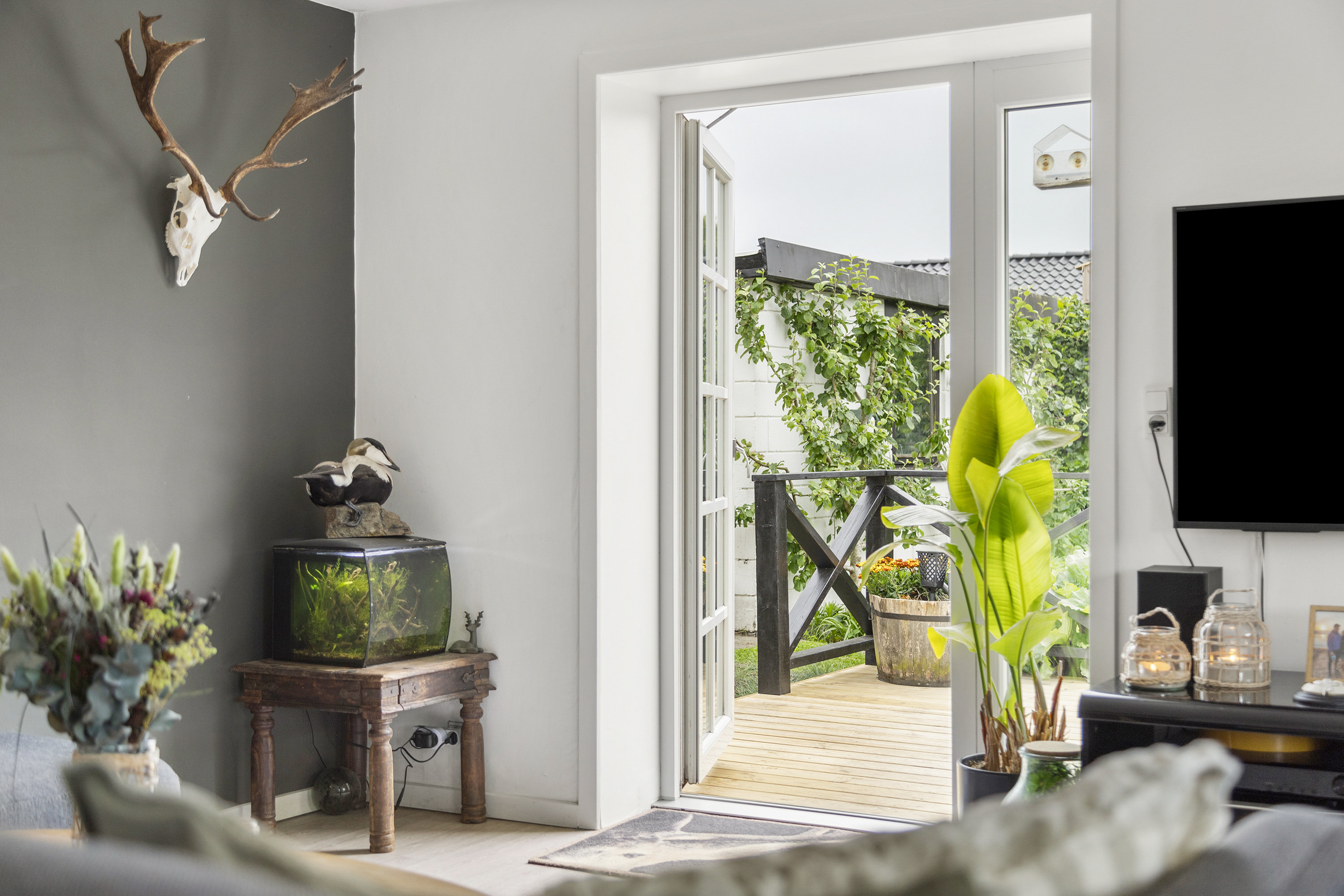 Fremhævet stue billede i fuldskærmstilstand. Billede af Damgade 2, 9700 Brønderslev