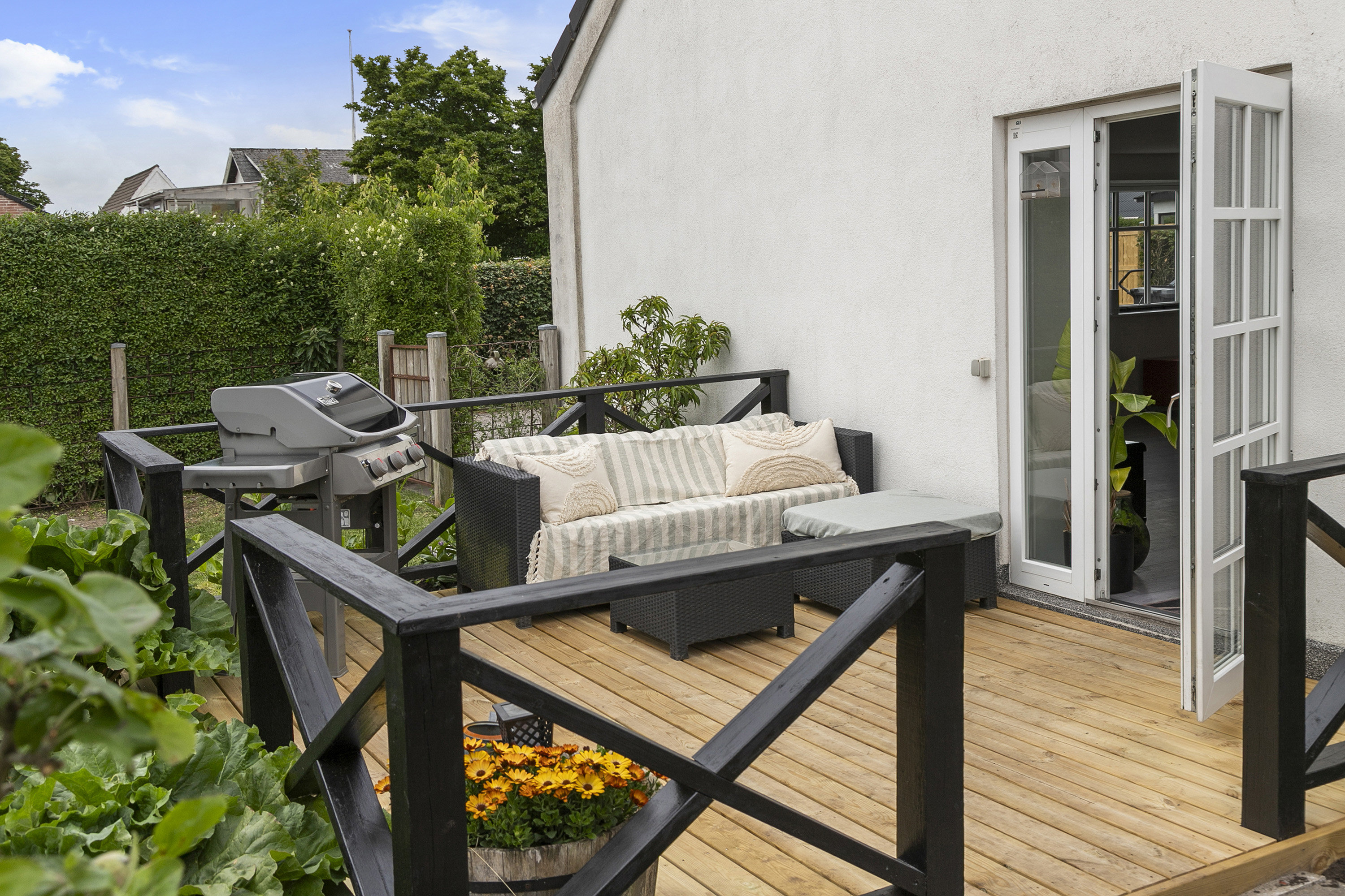 Fremhævet terrasse billede i fuldskærmstilstand. Billede af Damgade 2, 9700 Brønderslev