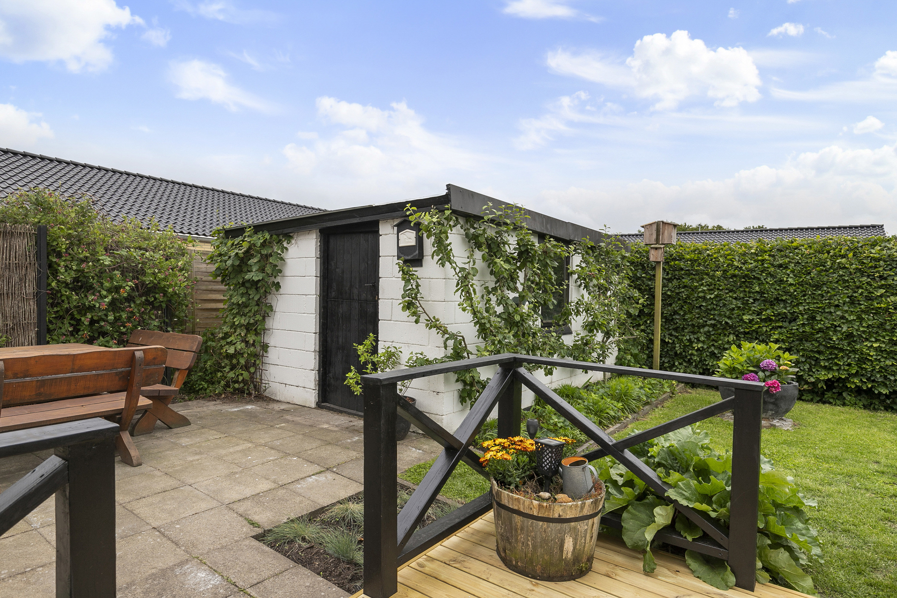 Fremhævet terrasse billede i fuldskærmstilstand. Billede af Damgade 2, 9700 Brønderslev