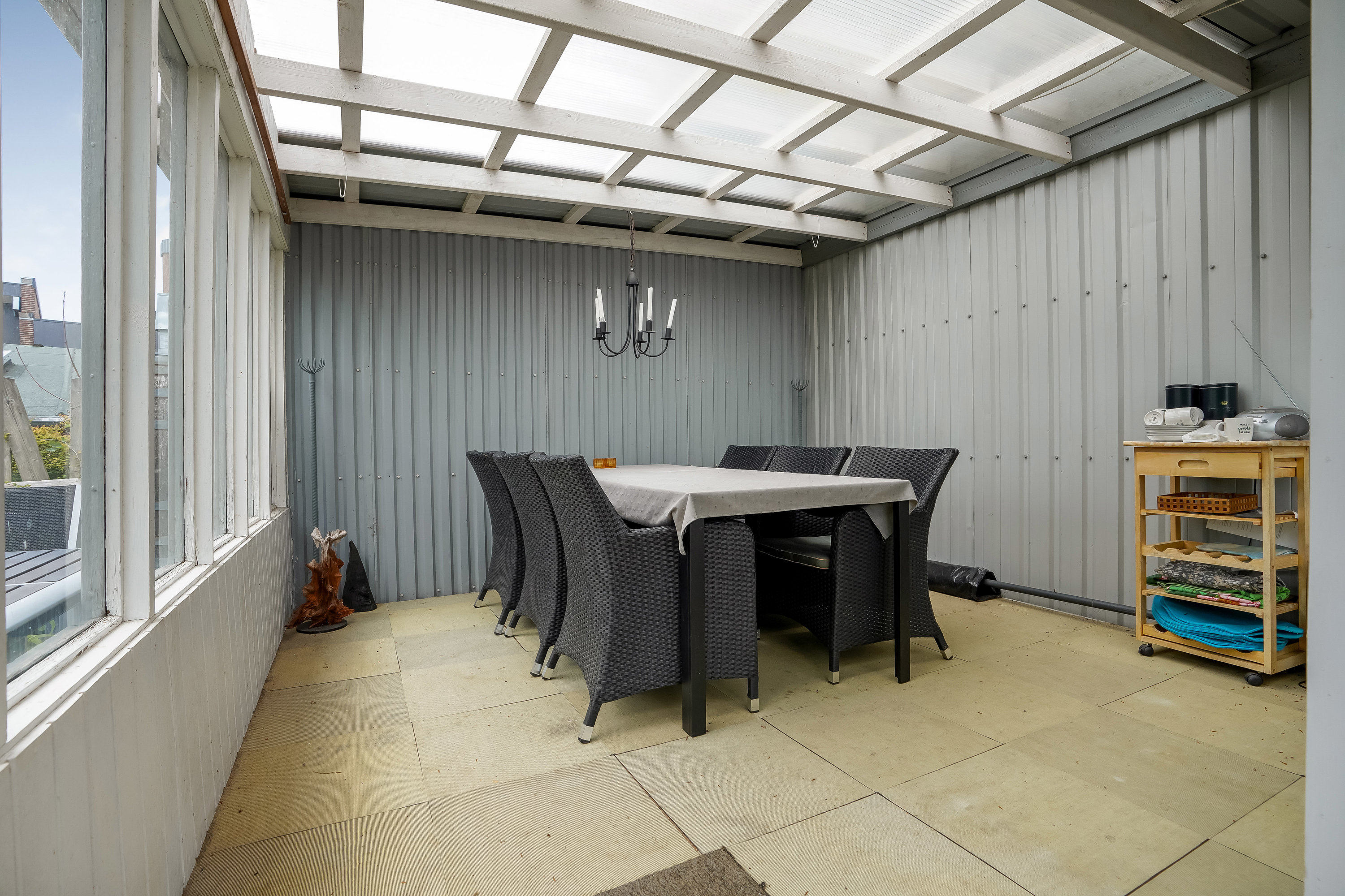 Fremhævet terrasse billede i fuldskærmstilstand. Billede af Bygade 29, 7160 Tørring