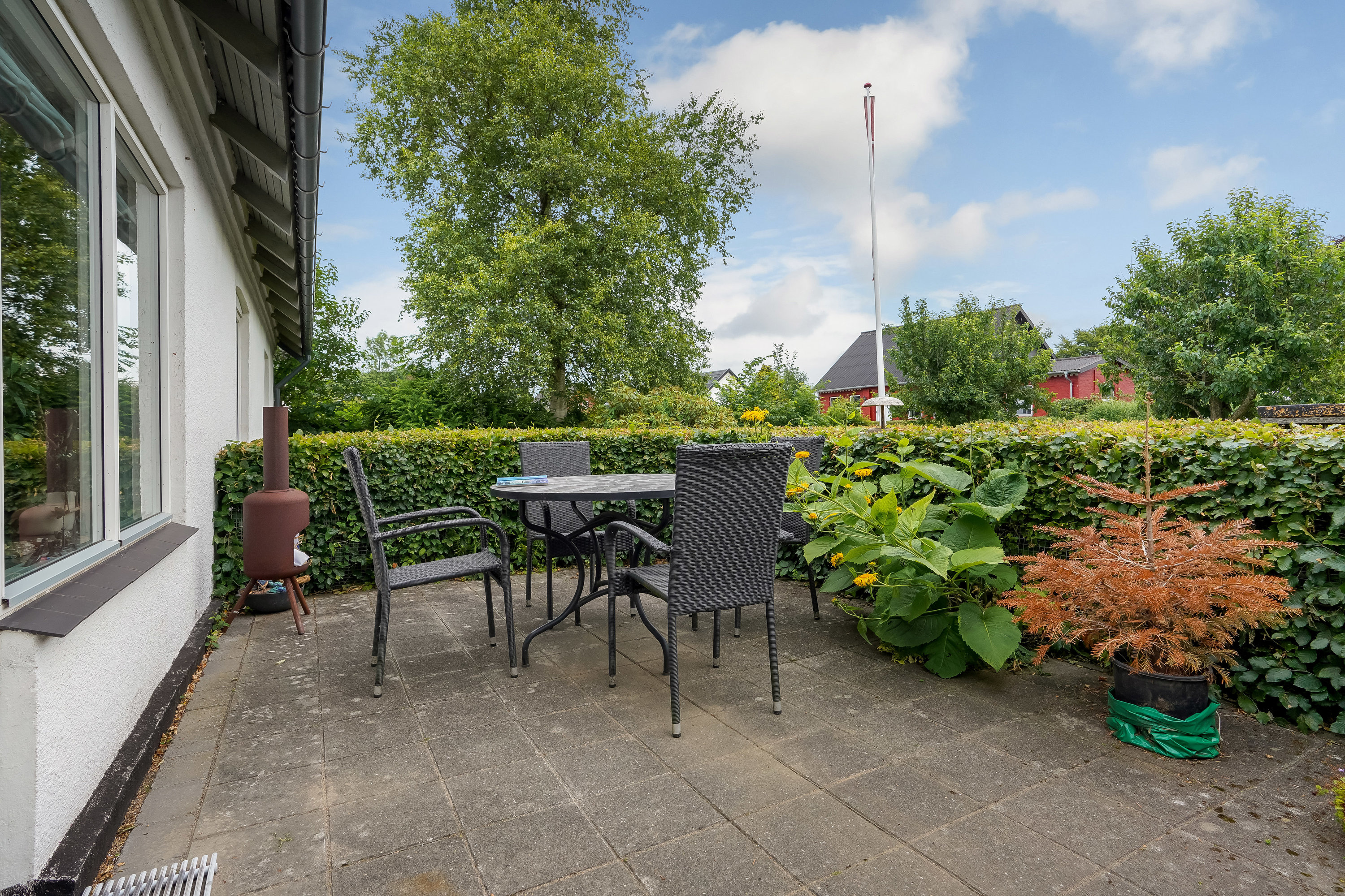 Fremhævet terrasse billede i fuldskærmstilstand. Billede af Bygade 29, 7160 Tørring