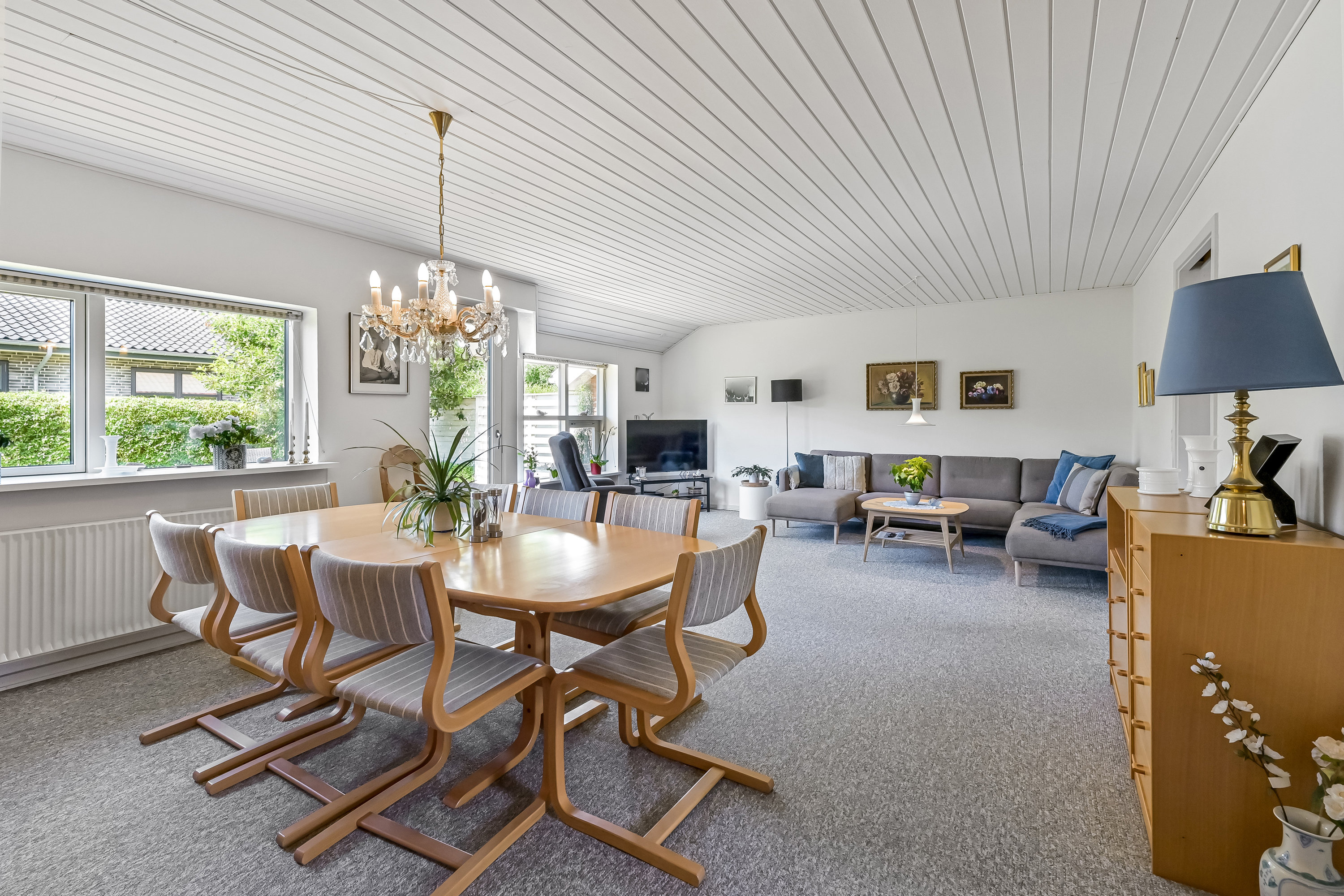 Fremhævet stue billede i fuldskærmstilstand. Billede af Jættevej 56B, Skibbild, 7480 Vildbjerg