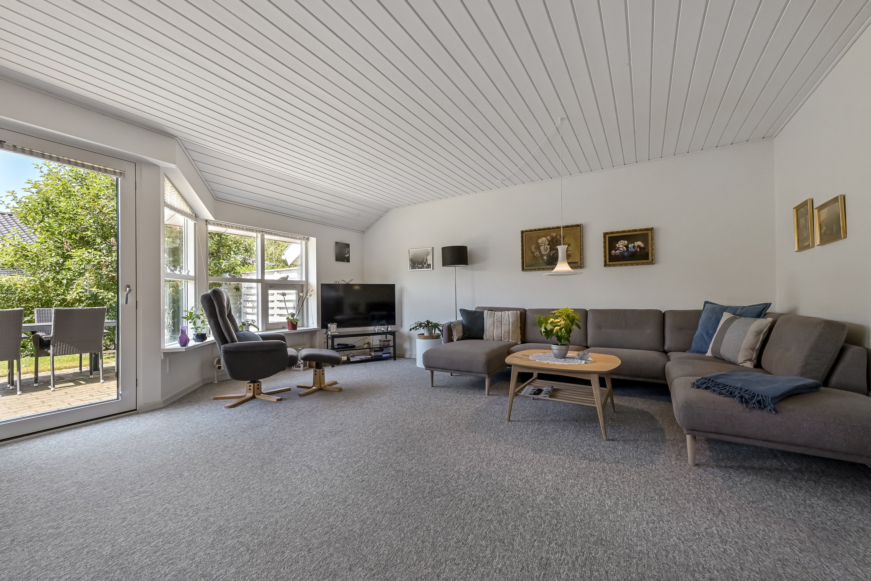 Fremhævet stue billede i fuldskærmstilstand. Billede af Jættevej 56B, Skibbild, 7480 Vildbjerg