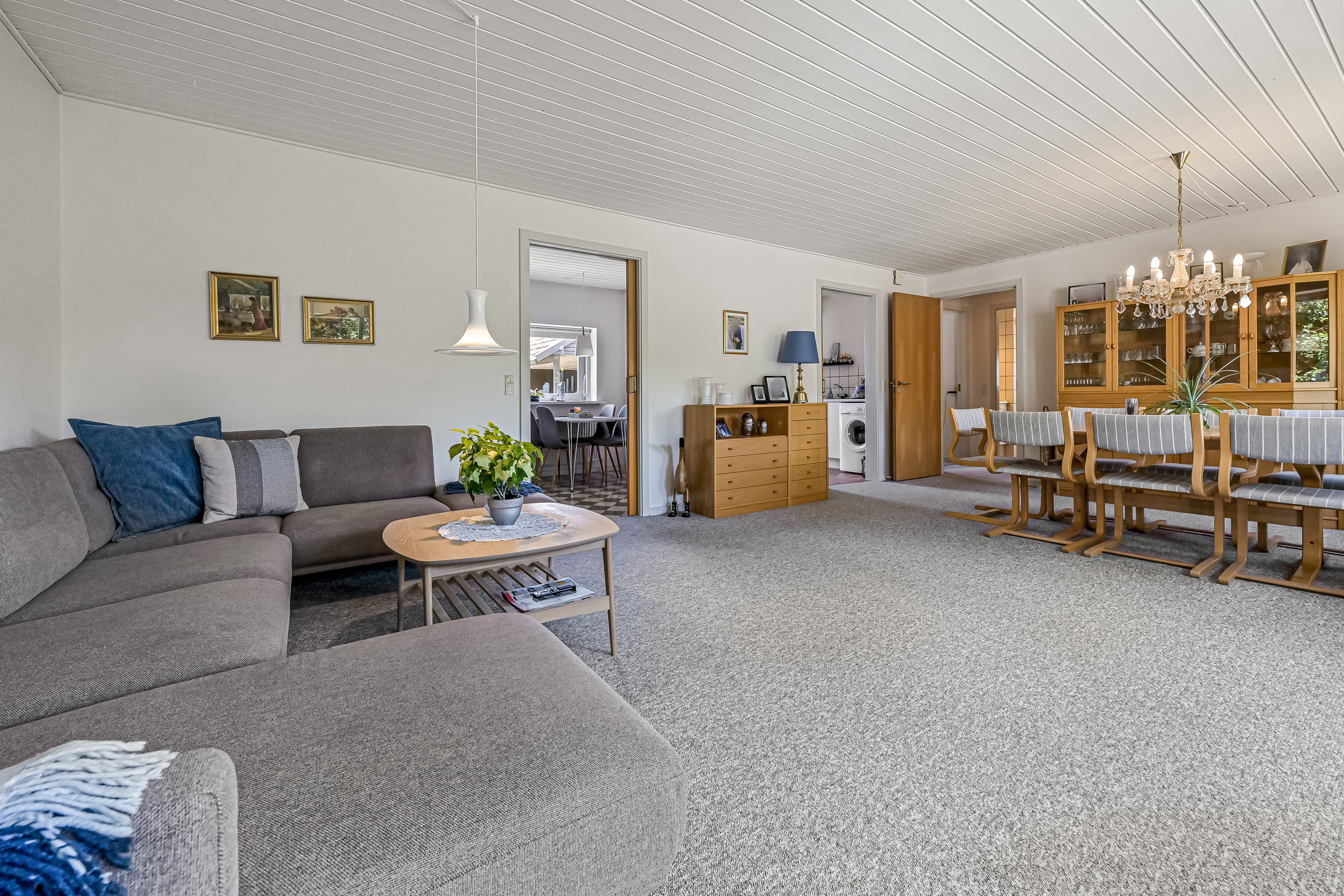 Fremhævet stue billede i fuldskærmstilstand. Billede af Jættevej 56B, Skibbild, 7480 Vildbjerg