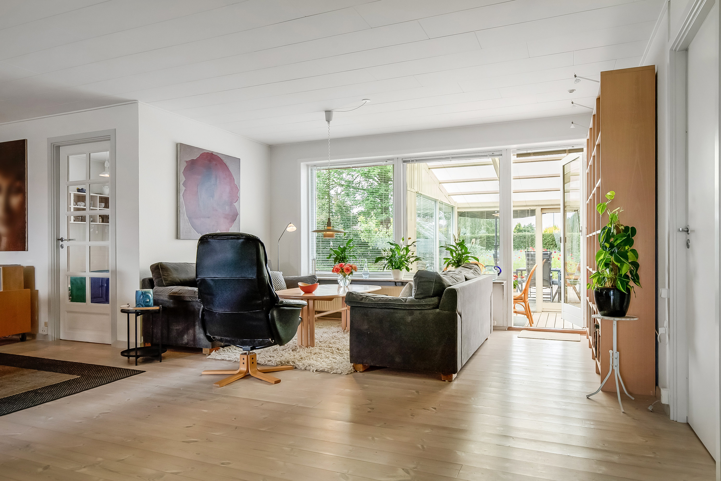 Fremhævet stue billede i fuldskærmstilstand. Billede af Julivænget 61, Bramdrupdam, 6000 Kolding