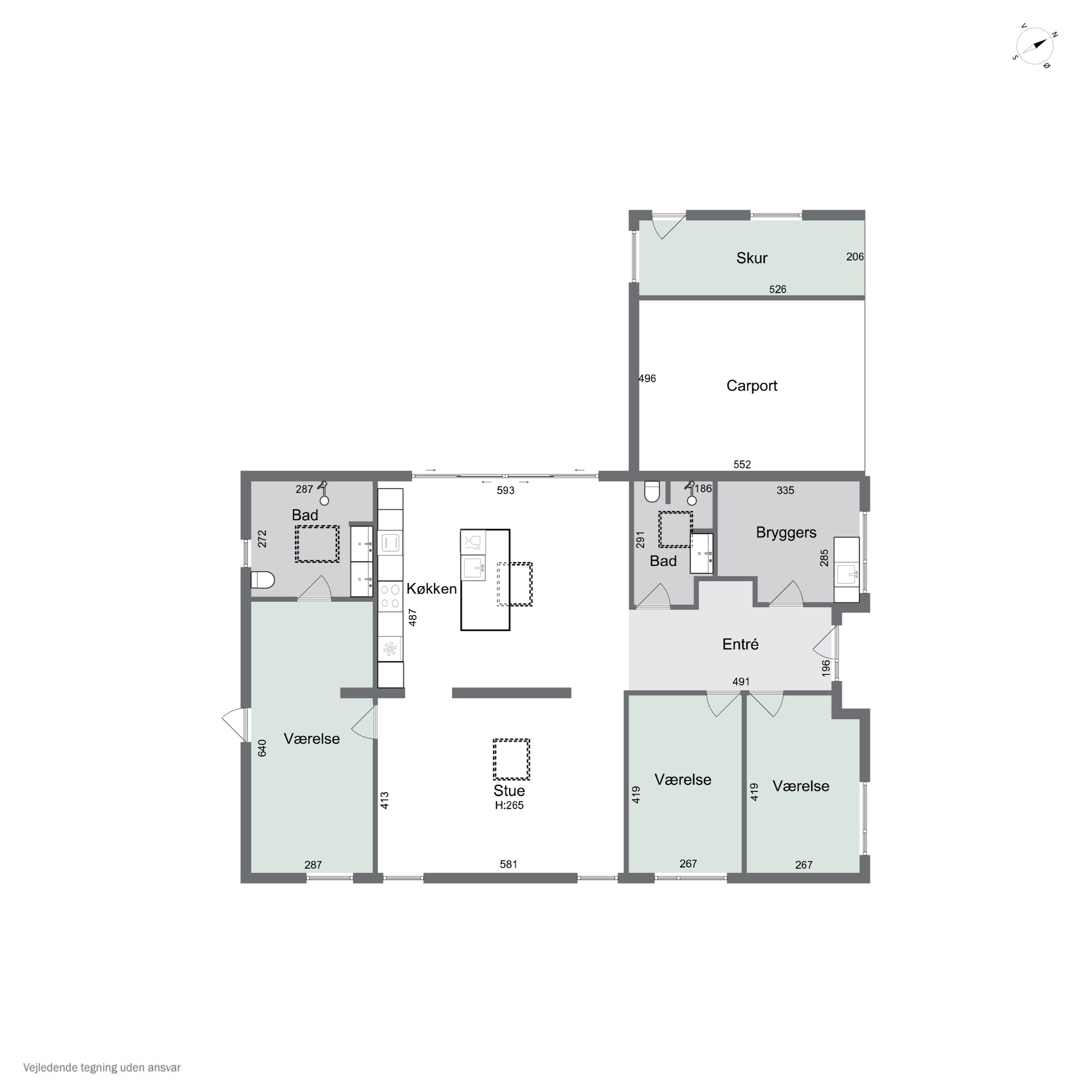 Plantegninger billede af Skrænten 24, Korsør Syd, 4220 Korsør