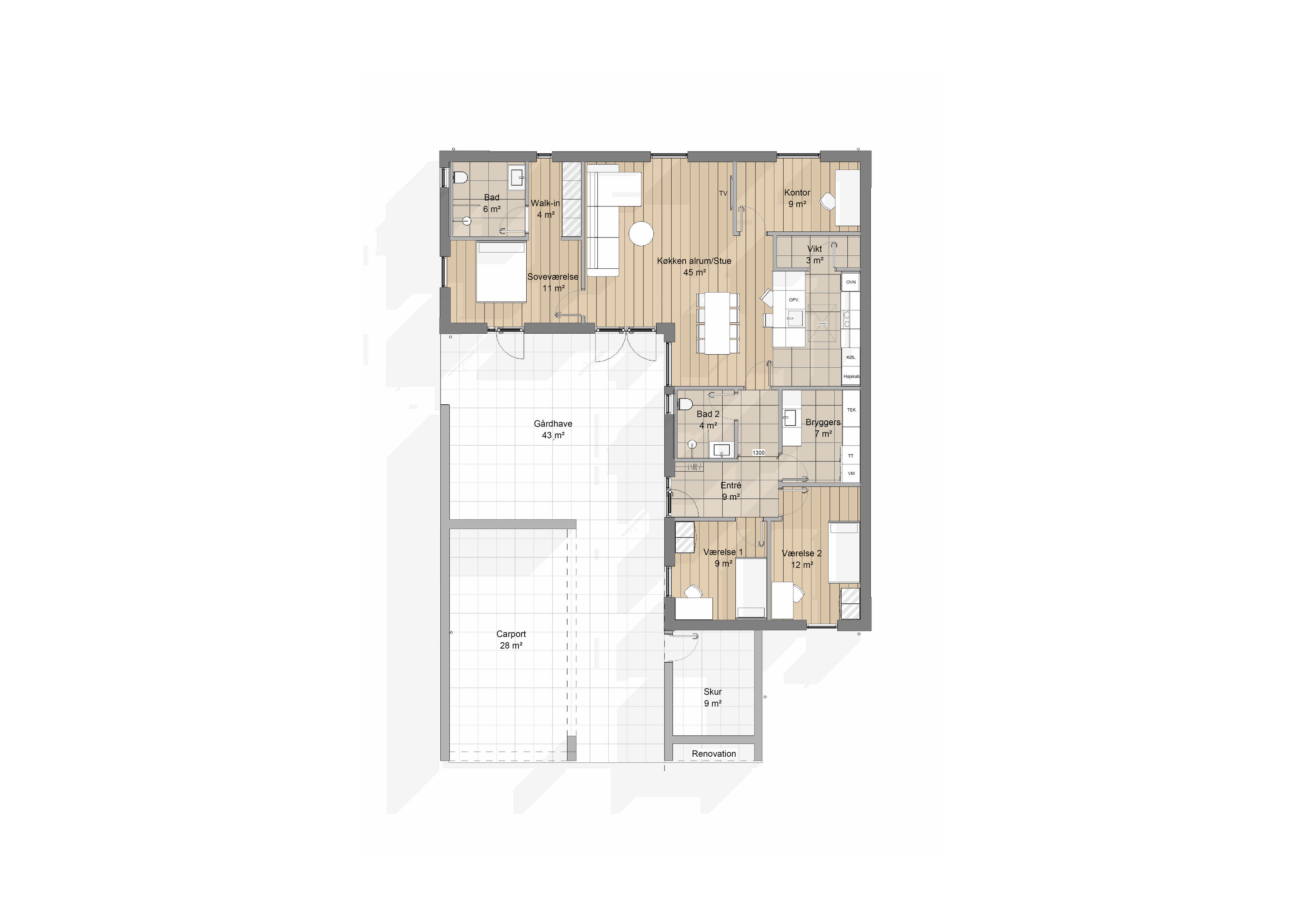 Plantegninger billede af Natskyggen 36, 7190 Billund