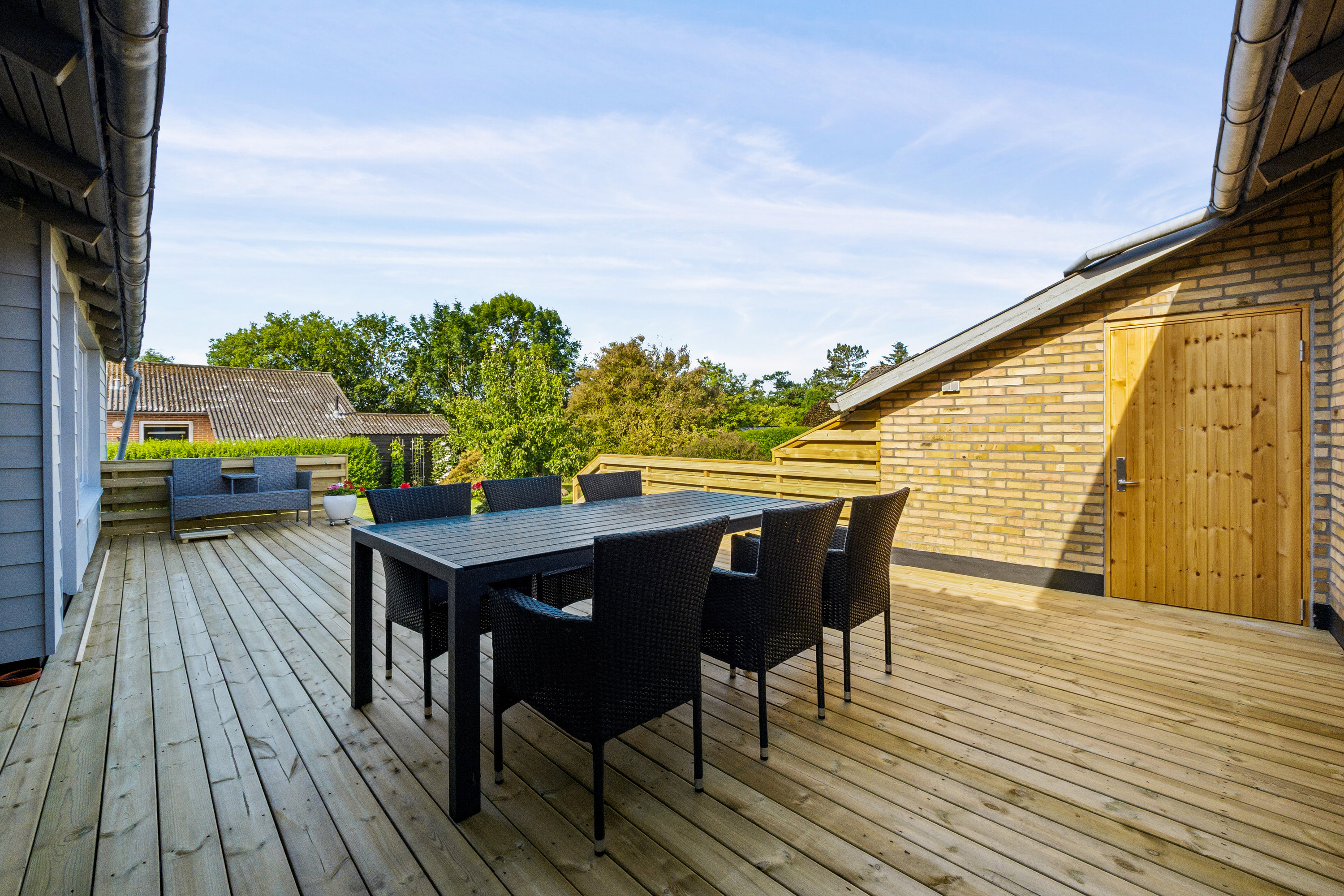 Fremhævet terrasse billede i fuldskærmstilstand. Billede af Søndergade 16, Jebjerg, 7870 Roslev