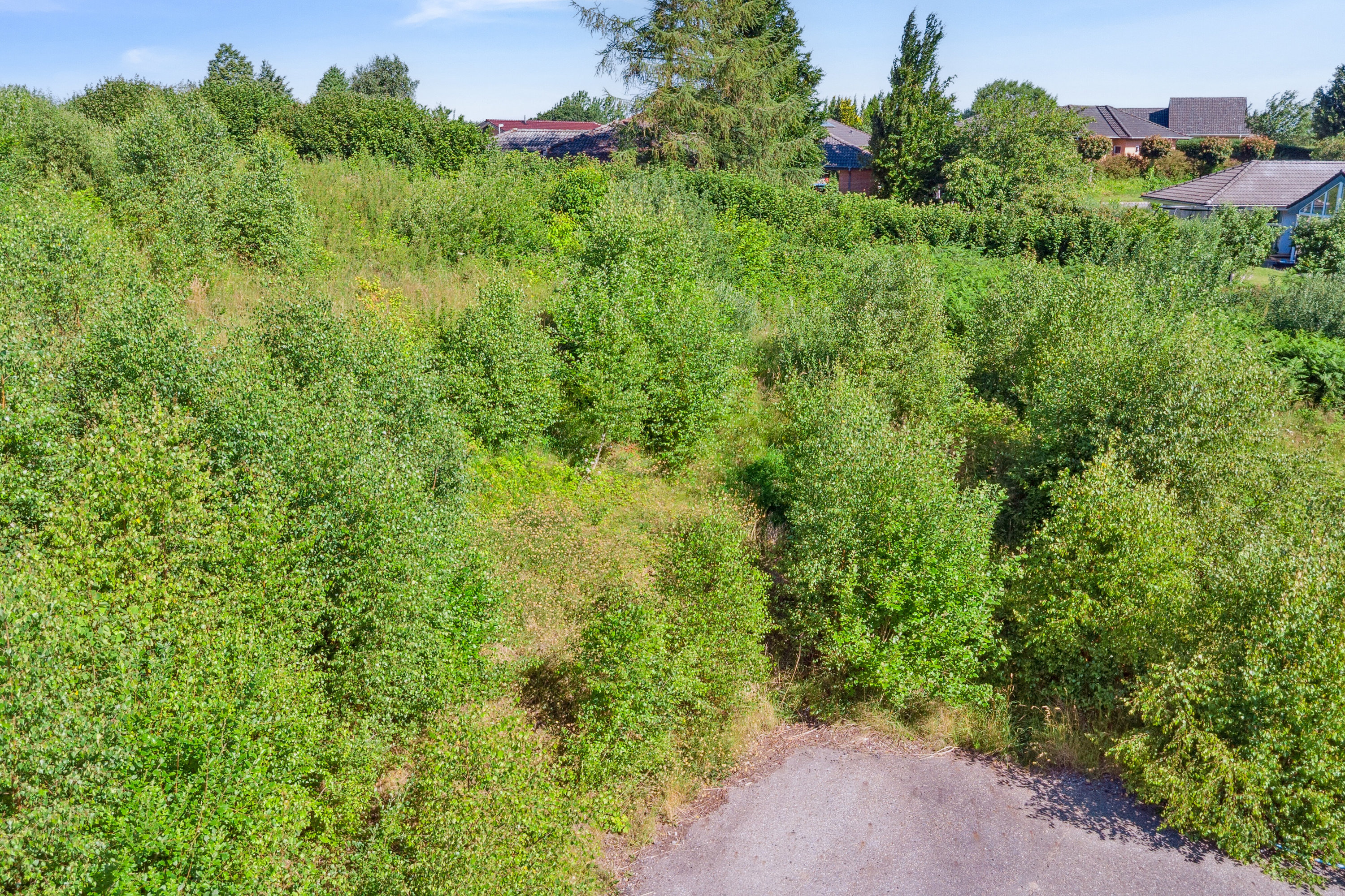 Miniaturebillede 1: luftfoto. Billede af Kløvermarken 5, Skallebølle, 5492 Vissenbjerg