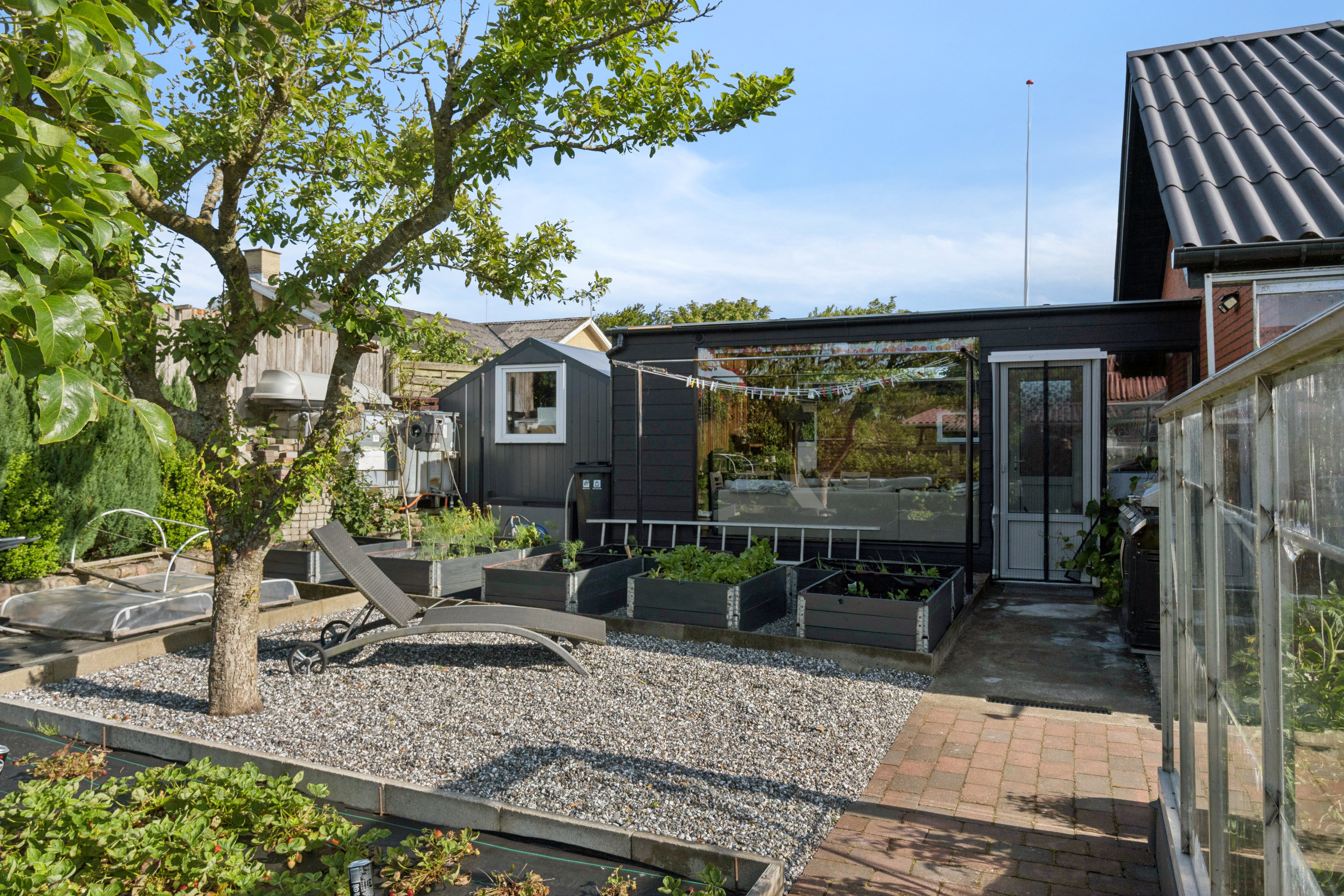 Fremhævet terrasse billede i fuldskærmstilstand. Billede af Bøgebakken 7, Ræhr, 7730 Hanstholm