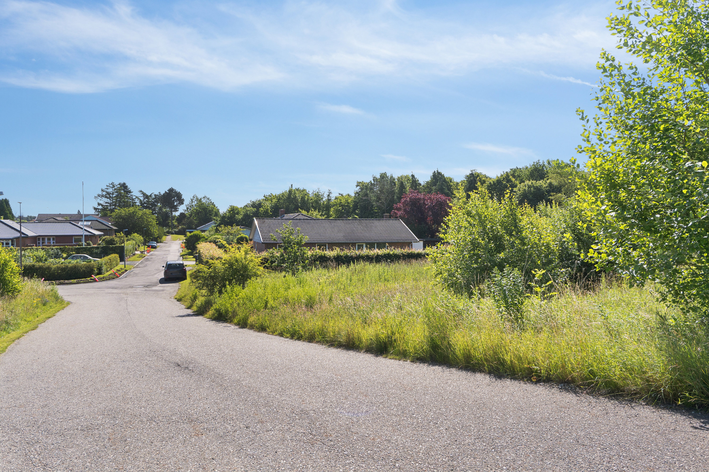 Fremhævet set fra vejen billede i fuldskærmstilstand. Billede af Kløvermarken 19, Skallebølle, 5492 Vissenbjerg