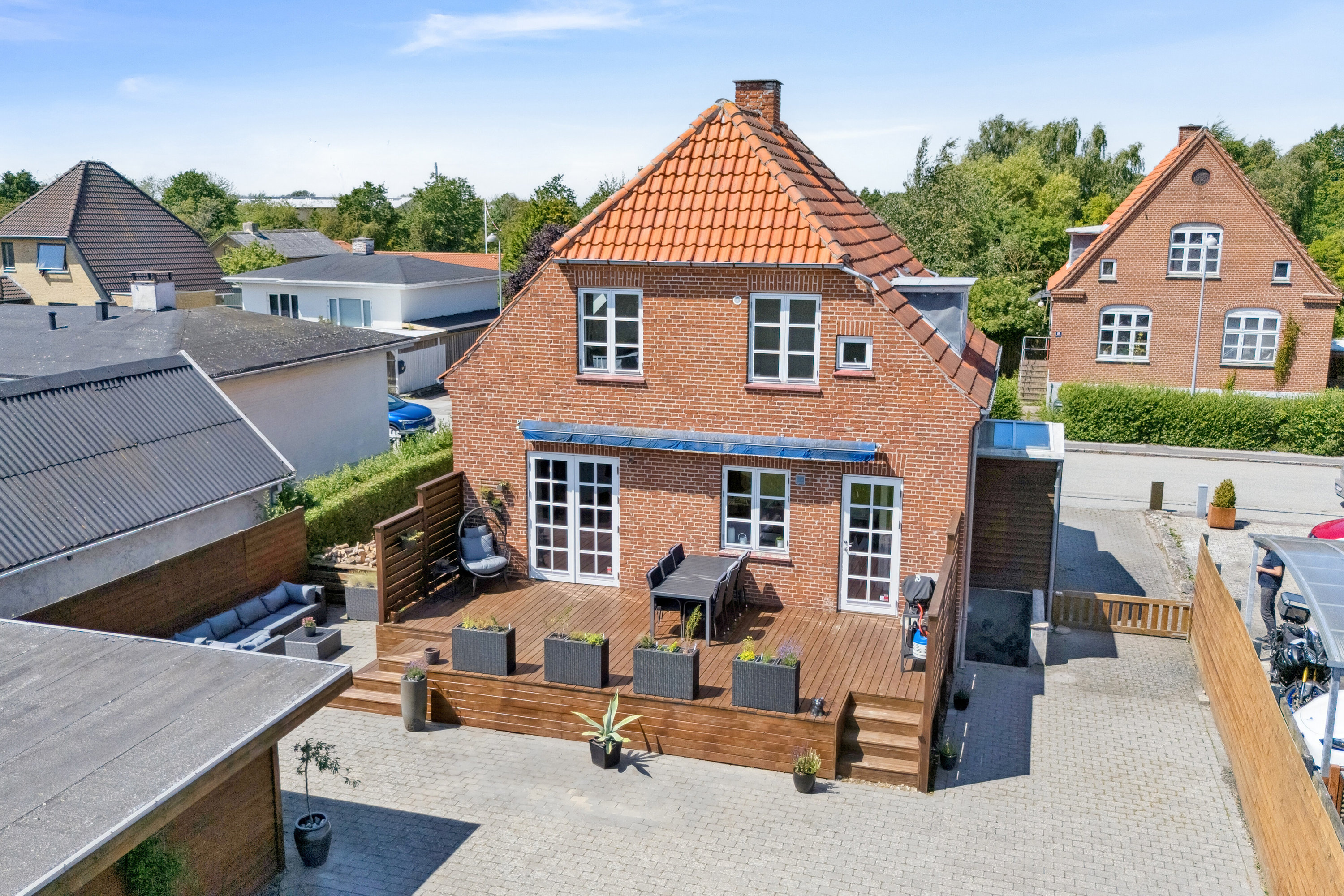 Miniaturebillede 1: set fra vejen. Billede af Grønlandsvej 20, 4200 Slagelse