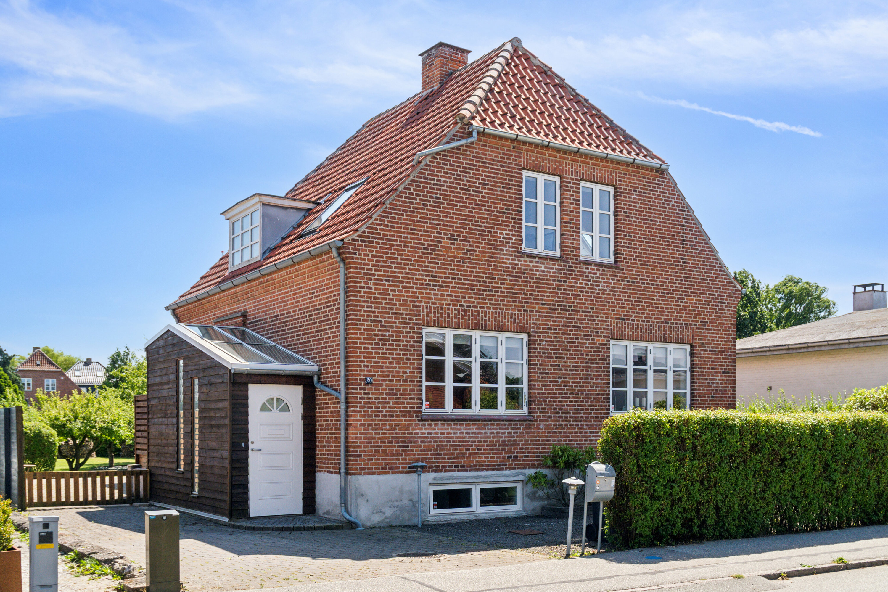 Fremhævet set fra vejen billede i fuldskærmstilstand. Billede af Grønlandsvej 20, 4200 Slagelse