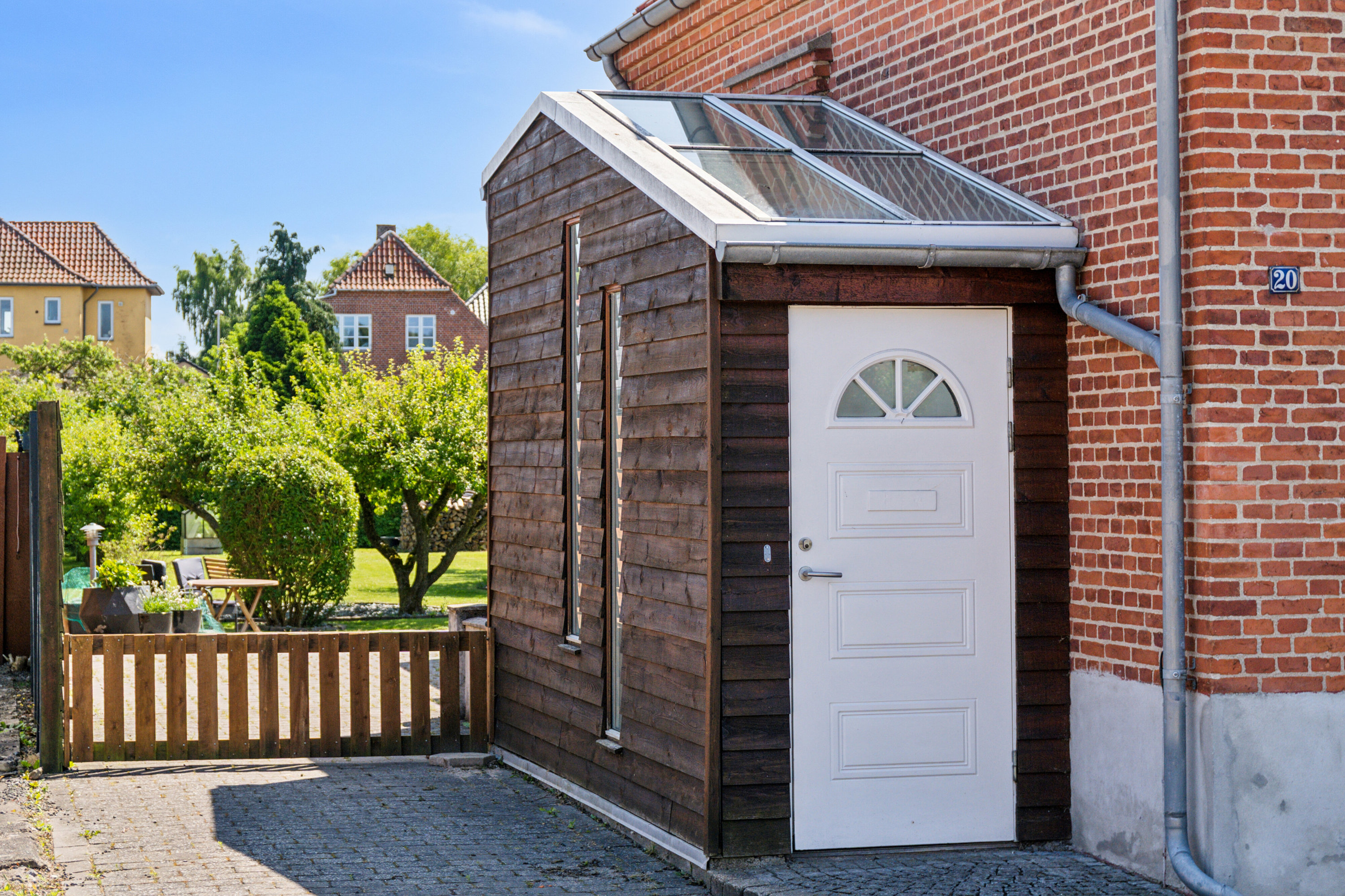 Fremhævet set fra vejen billede i fuldskærmstilstand. Billede af Grønlandsvej 20, 4200 Slagelse