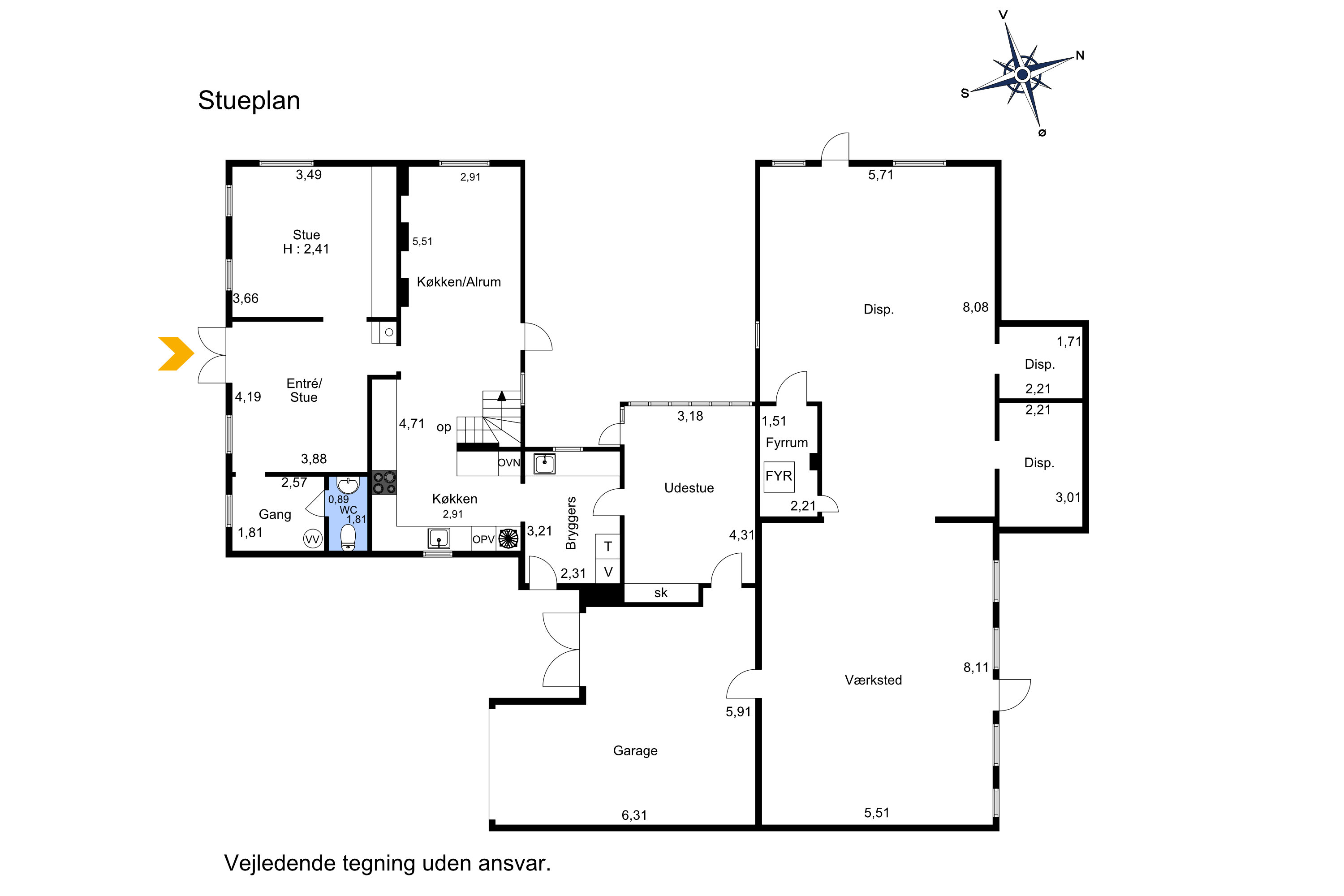 Plantegninger billede af Brydegaardsvej 5, Brydegaard, 5683 Haarby