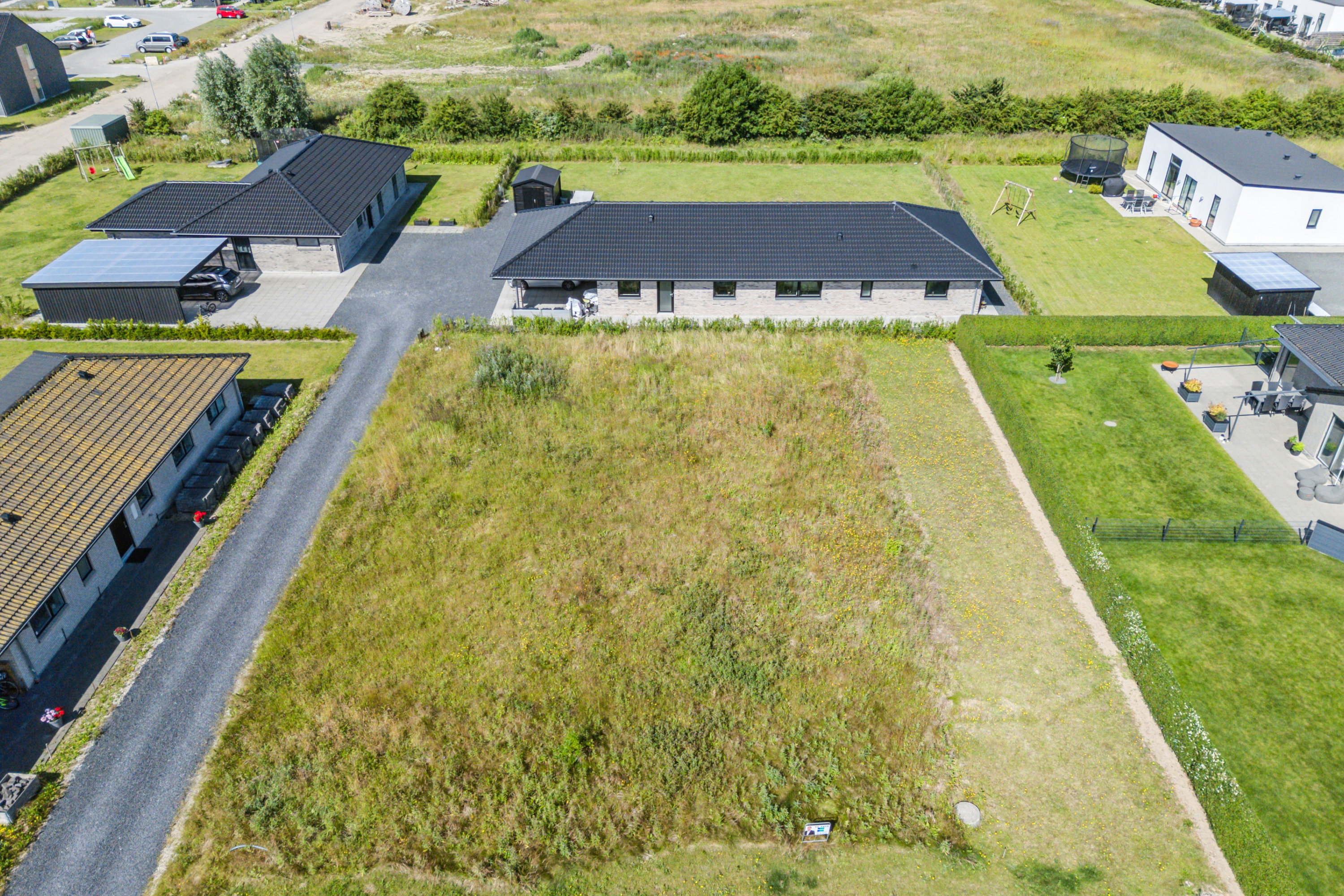 Miniaturebillede 1: luftfoto. Billede af Valmuehaven 7, 4520 Svinninge