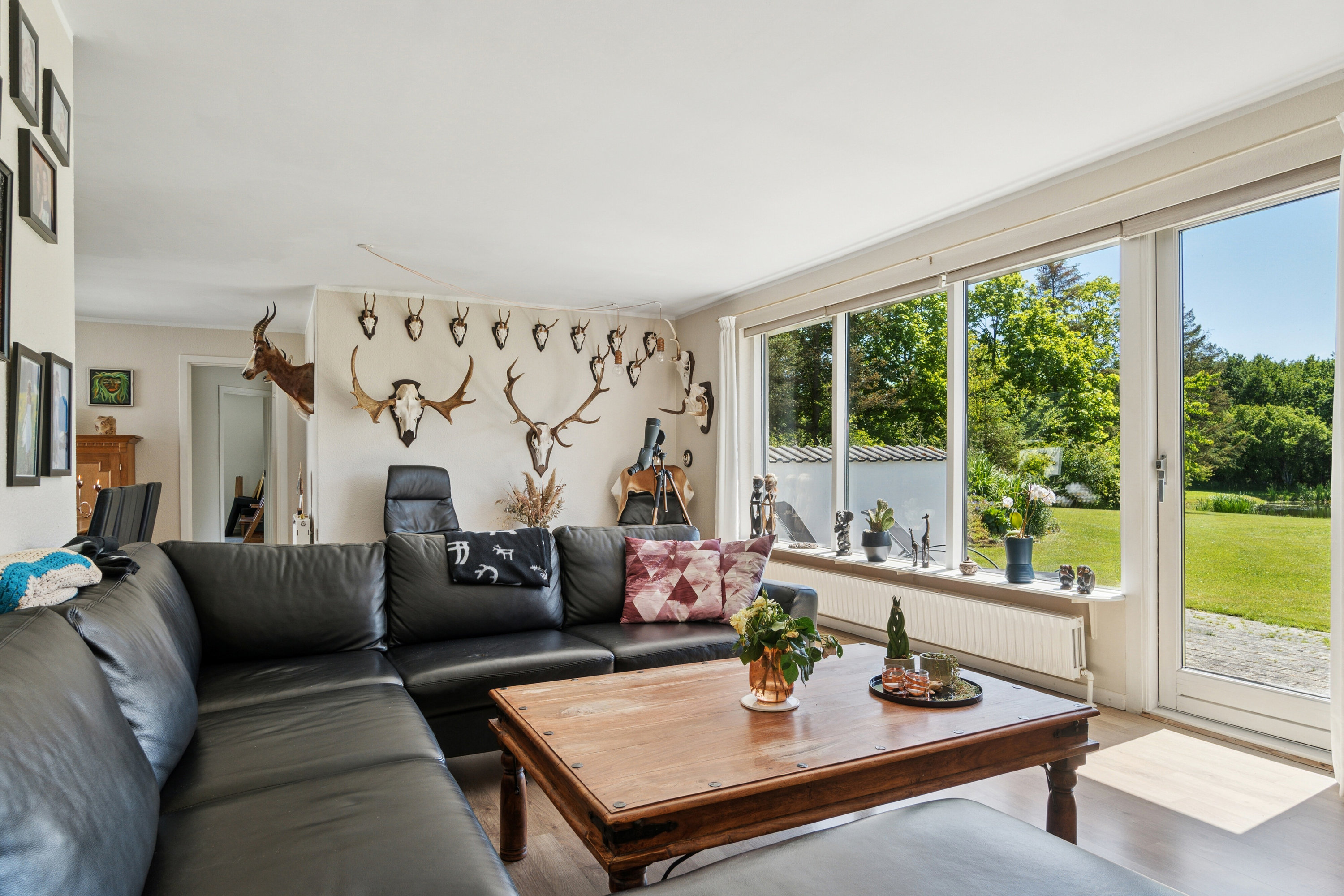 Fremhævet stue billede i fuldskærmstilstand. Billede af Ny Sebberupvej 17, 8723 Løsning