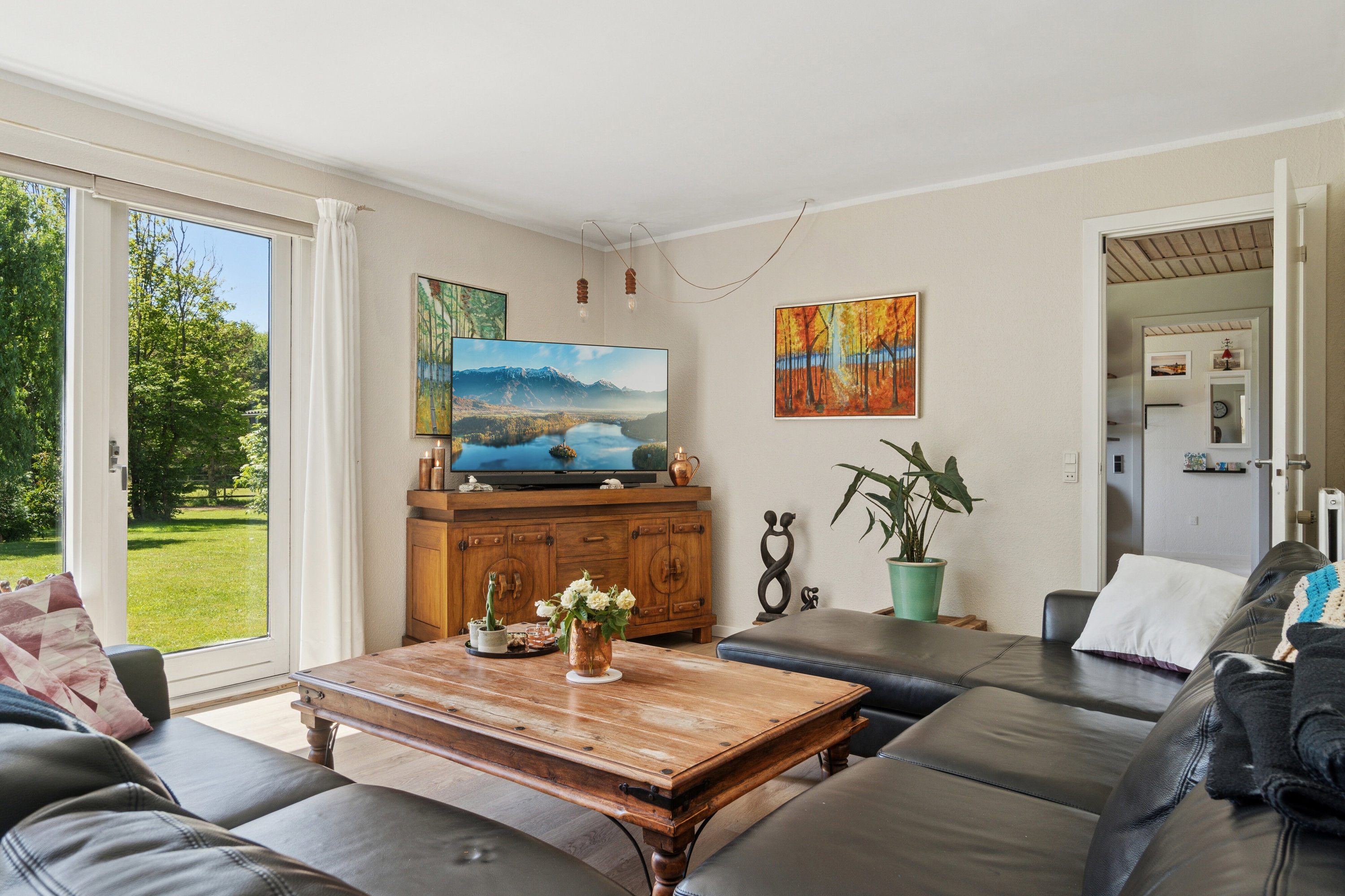 Fremhævet stue billede i fuldskærmstilstand. Billede af Ny Sebberupvej 17, 8723 Løsning