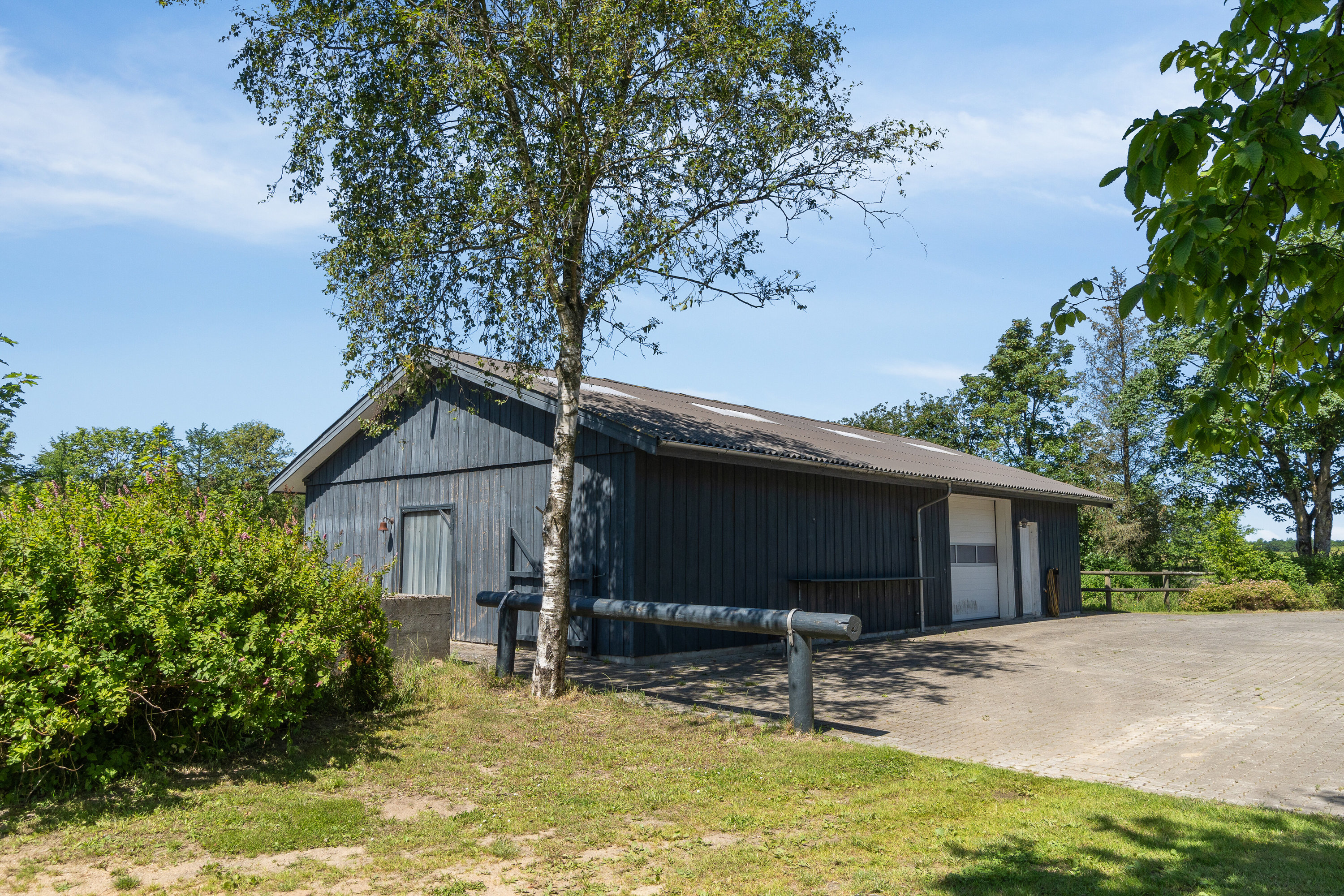 Fremhævet set fra haven billede i fuldskærmstilstand. Billede af Ny Sebberupvej 17, 8723 Løsning